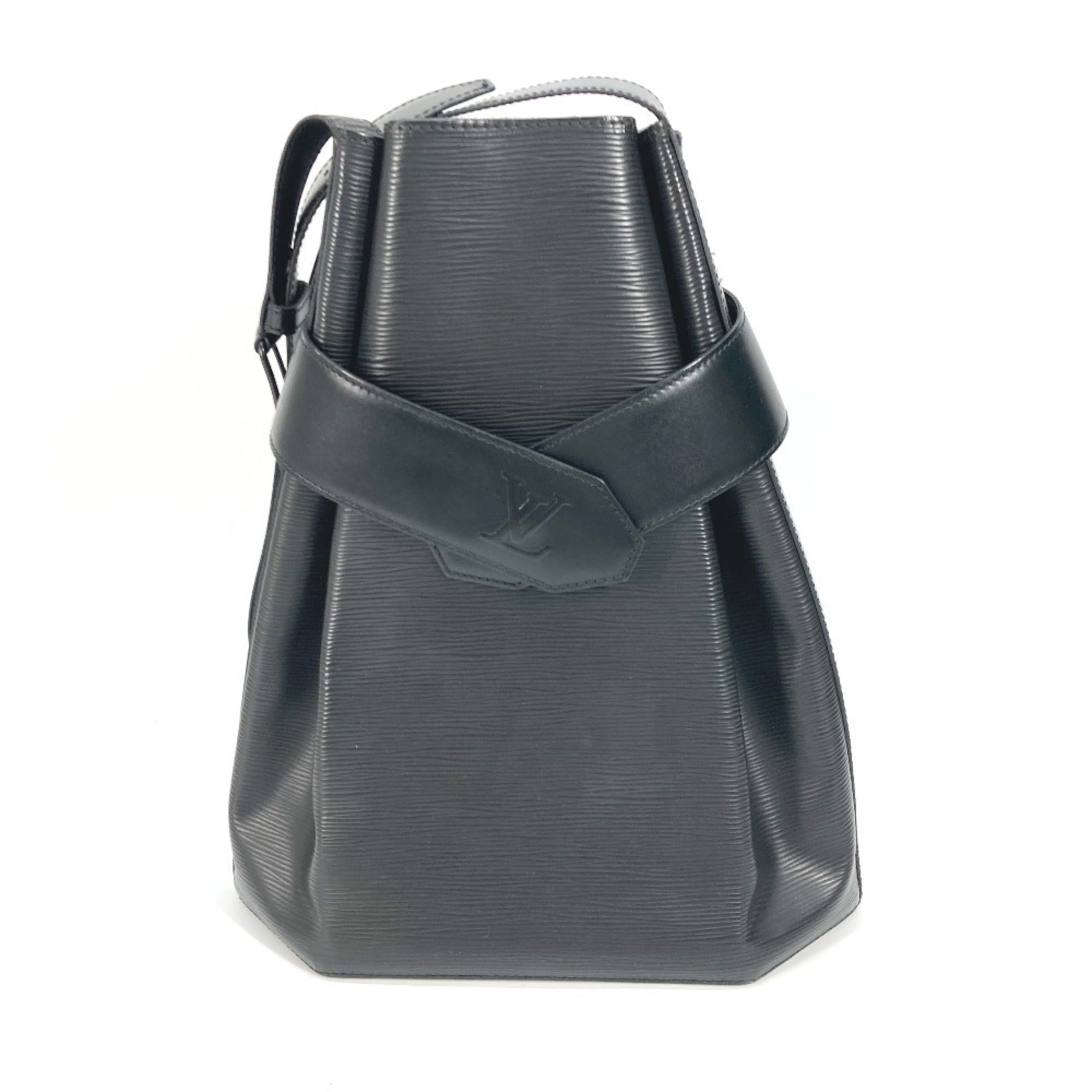 Louis Vuitton Black Noir Epi Leather Pouch Shoulder Bag (Pre-Owned)