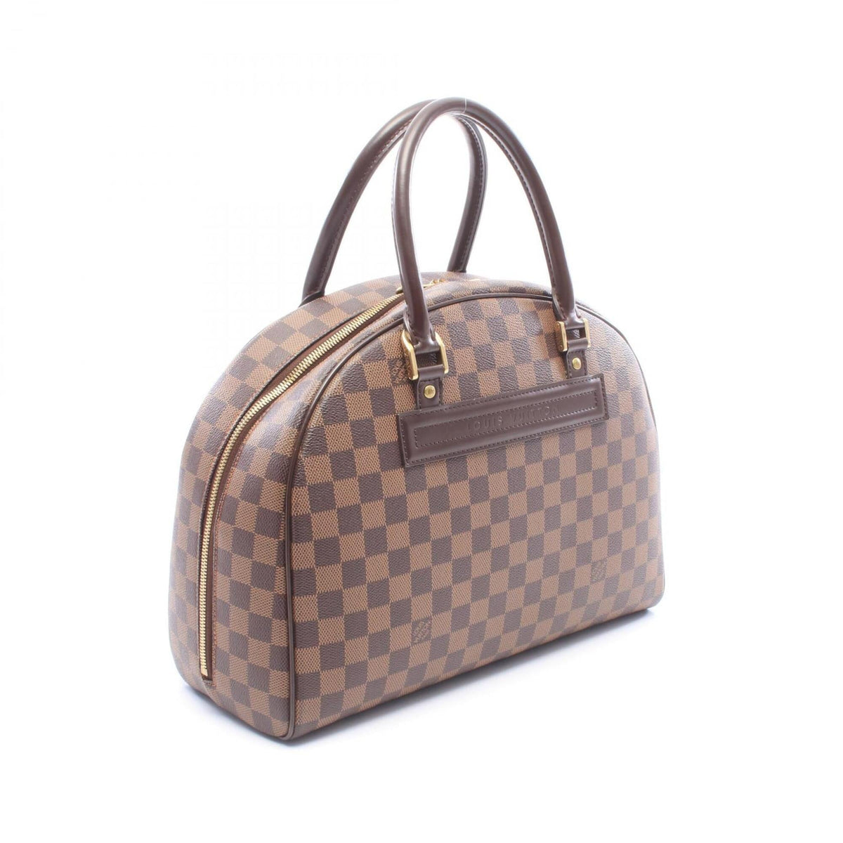 Louis Vuitton Brown Coated Canvas Leather Handbag (Pre-Owned)