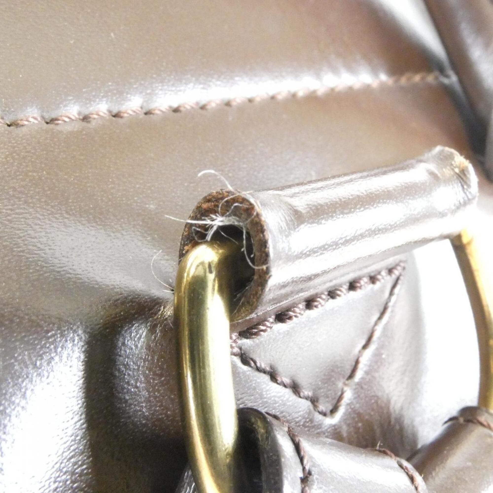 Louis Vuitton Brown Coated Canvas Backpack (Pre-Owned)
