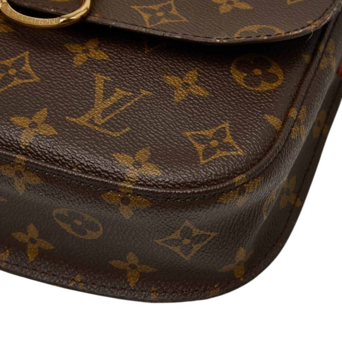 Louis Vuitton Brown Pvc Leather Shoulder Bag (Pre-Owned)
