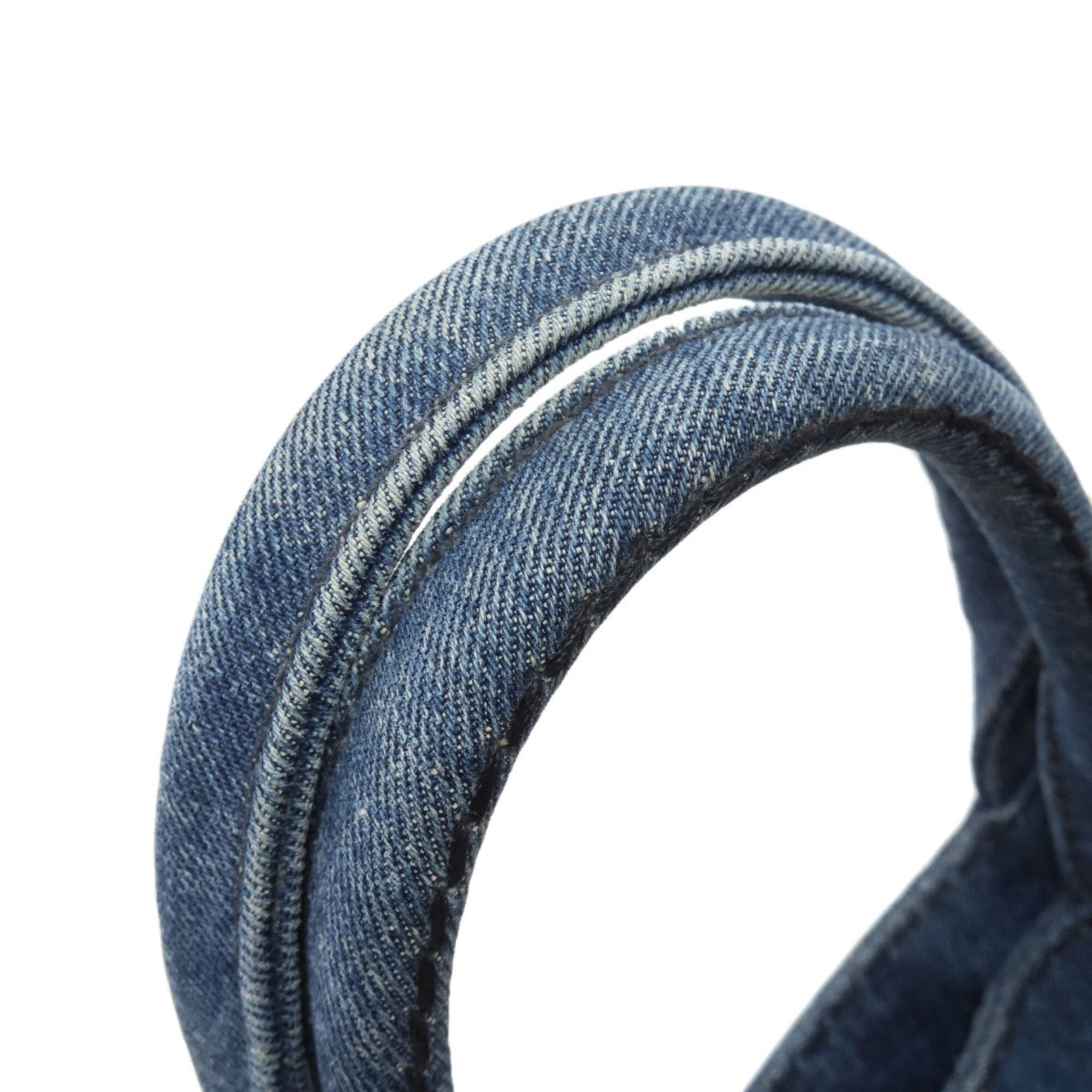 Prada Blue Denim Handbag (Pre-Owned)