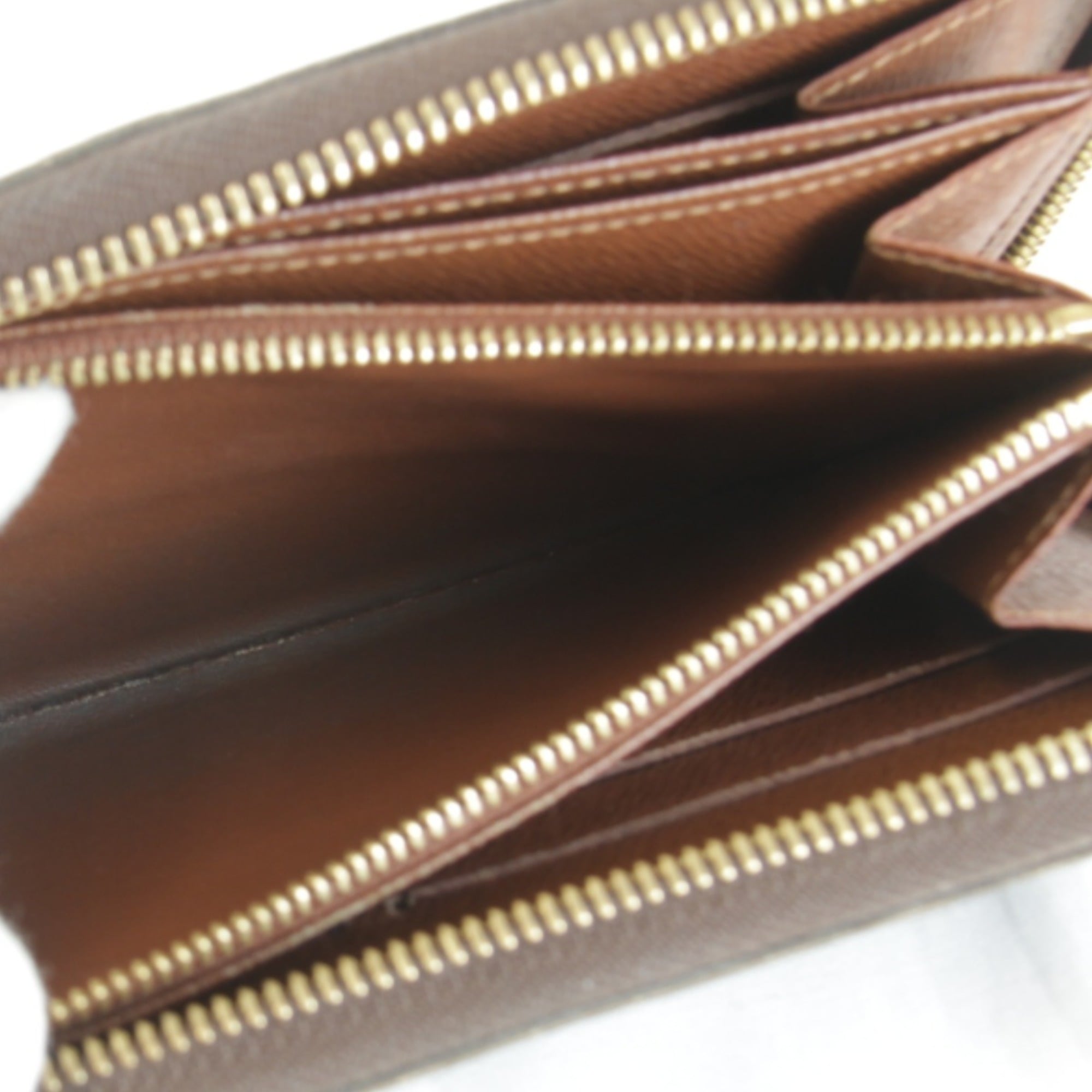 Louis Vuitton Brown Monogram Canvas Long Wallet (Bi-Fold) (Pre-Owned)
