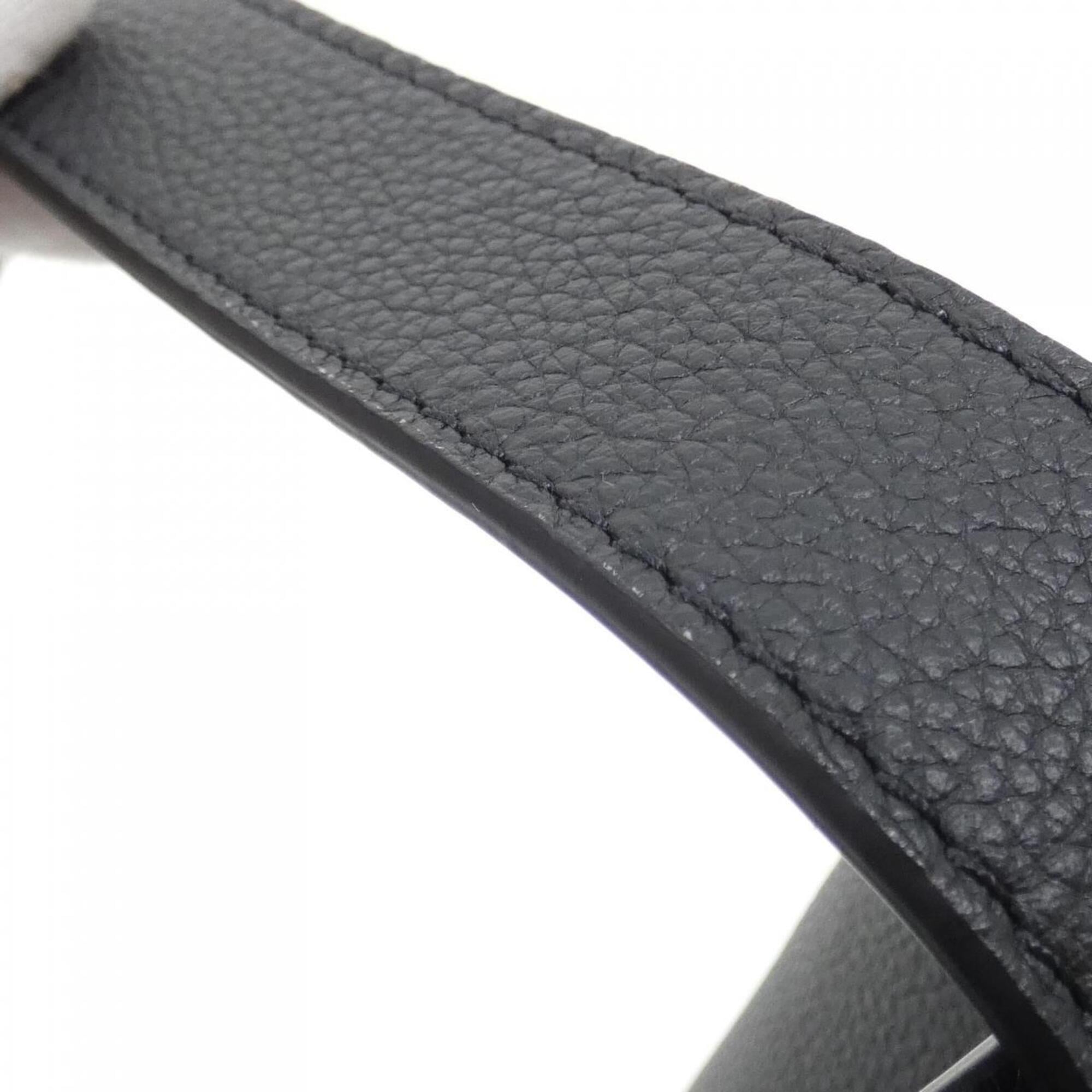 Louis Vuitton Black Leather Handbag Pouch (Pre-Owned)