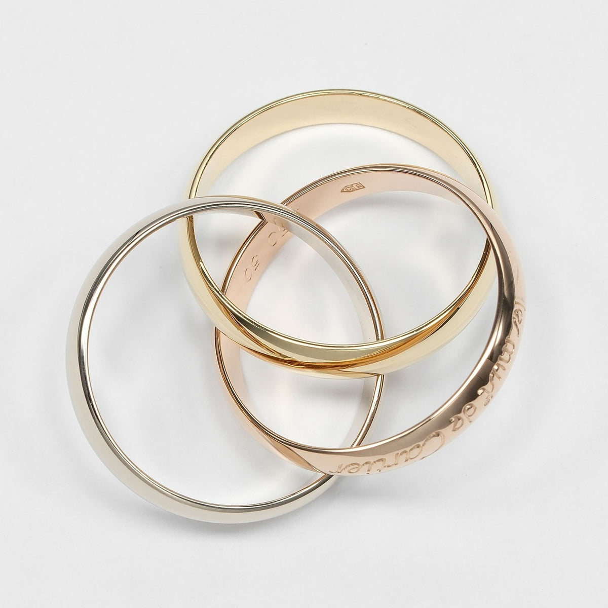 Cartier Yellow Gold (18K) Pink Gold (18K) White Gold (18K) Band Ring (Pre-Owned)
