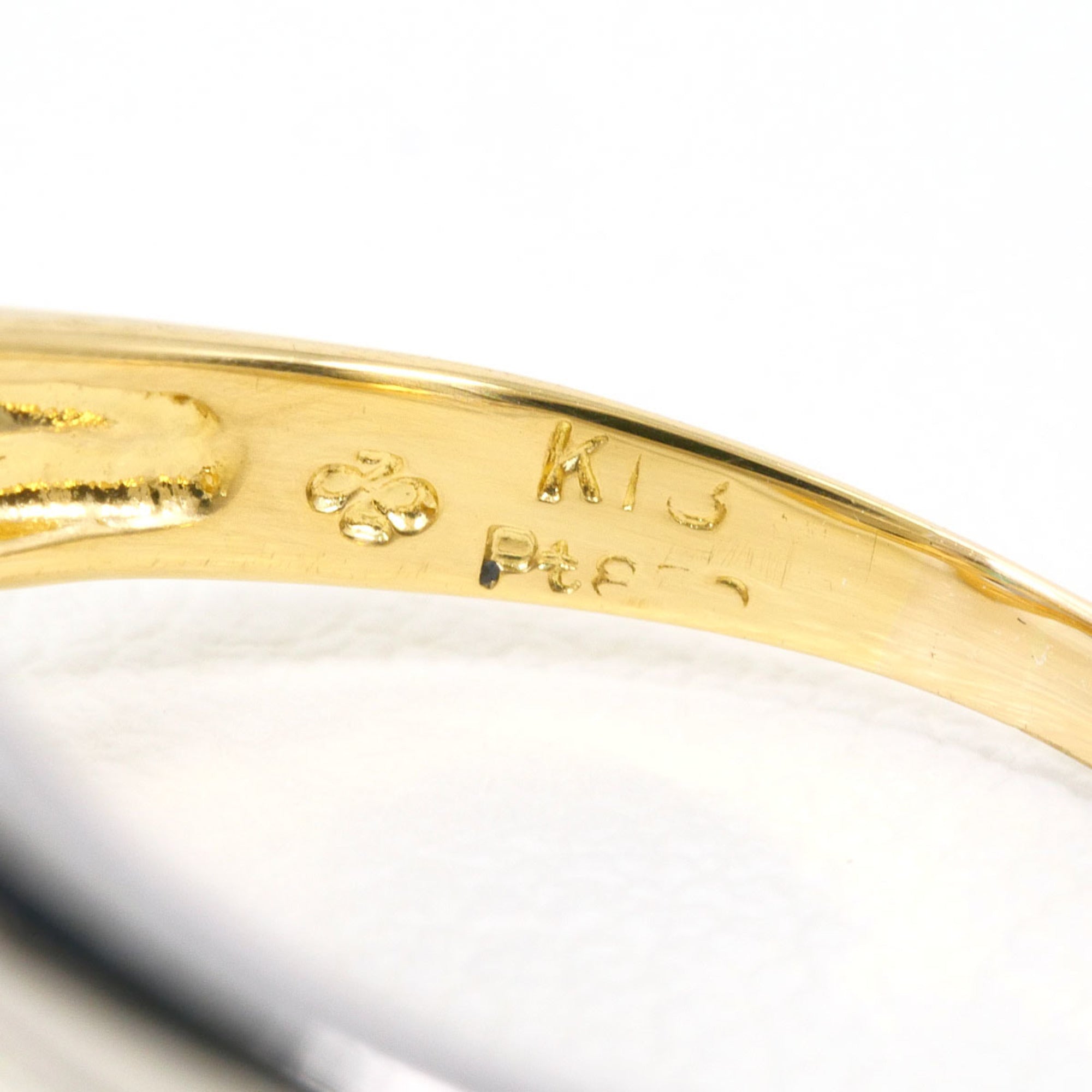Unbranded Platinum Yellow Gold Yellow Gold (18K) Platinum 850 Band Ring (Pre-Owned)