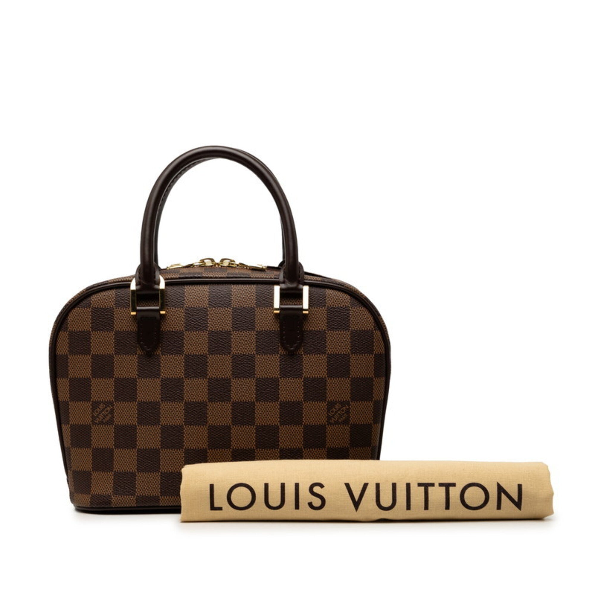 Louis Vuitton Brown Pvc Leather Handbag (Pre-Owned)