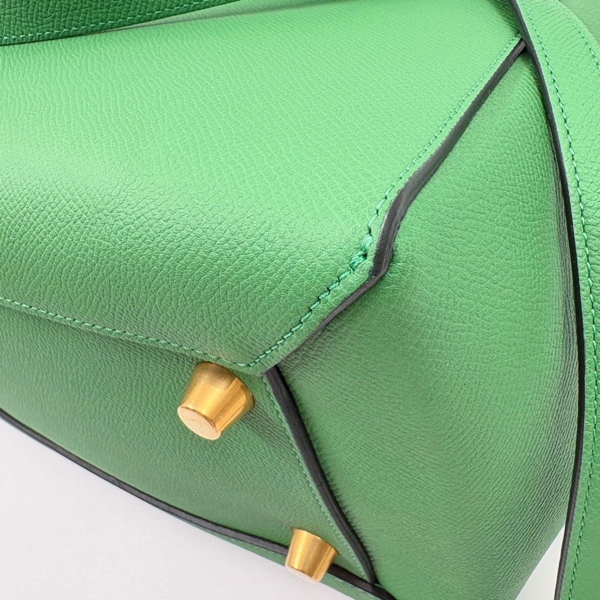 Celine Green Handbag Shoulder Bag (Pre-Owned)
