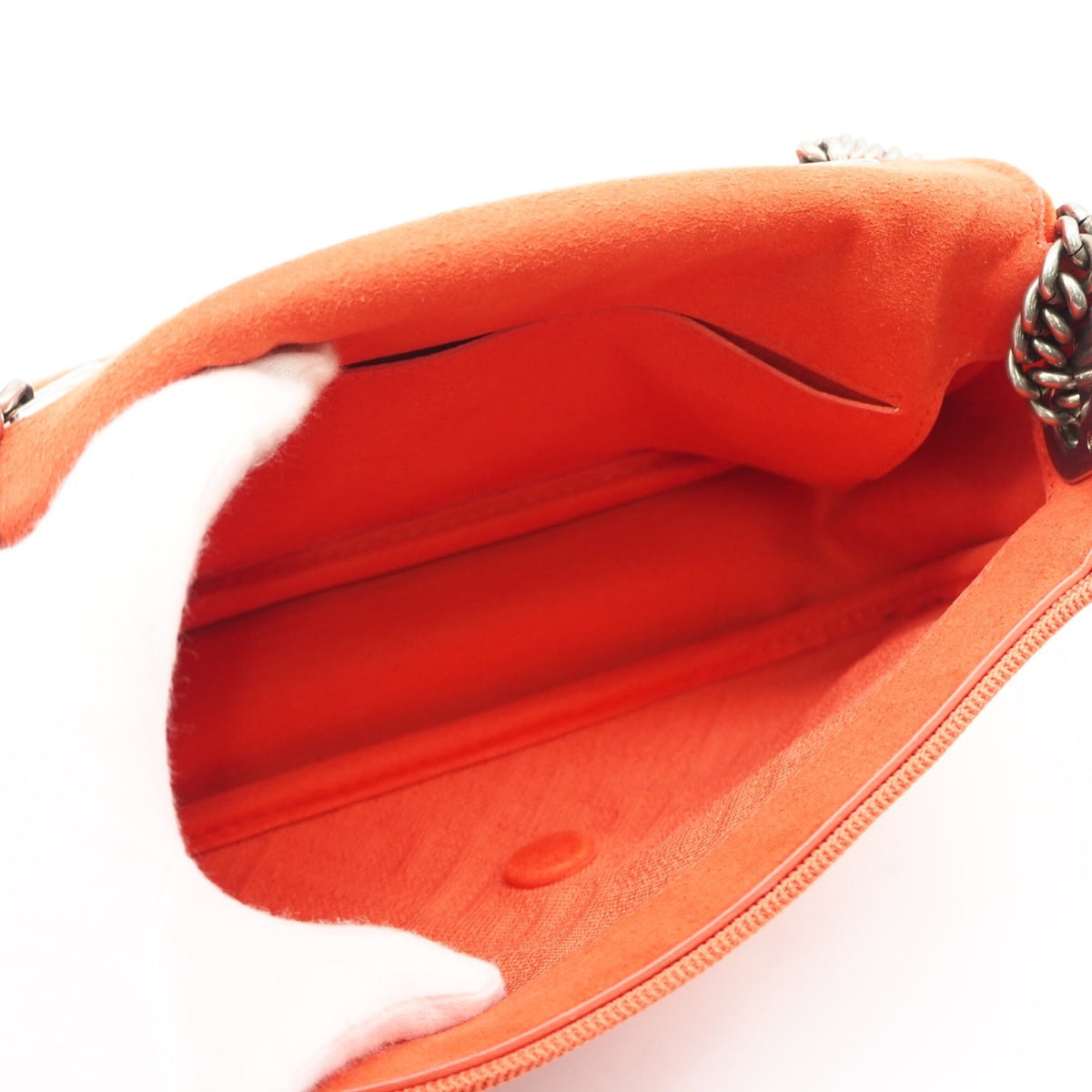 Fendi Orange Canvas Shoulder Bag (Pre-Owned)