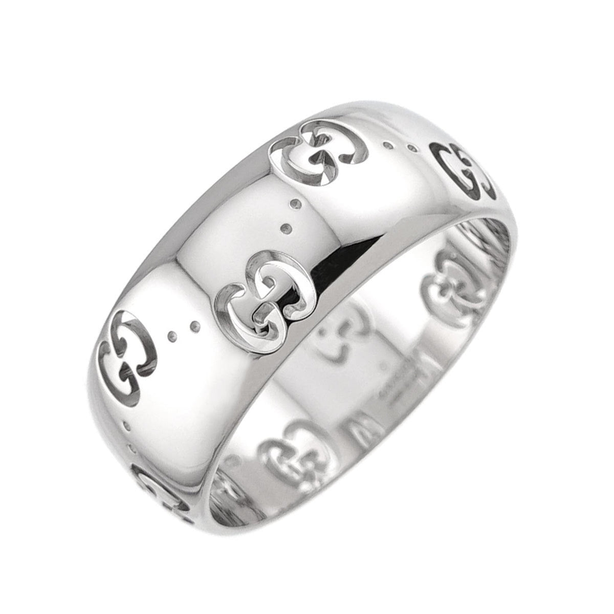 Gucci White Gold (18K) Band Ring (Pre-Owned)