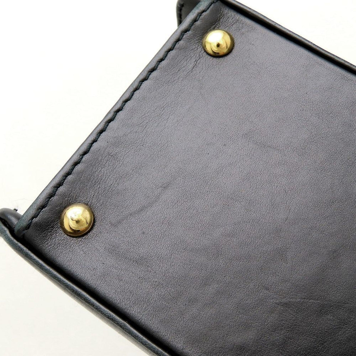 Chanel Black Leather Handbag Tote Bag (Pre-Owned)