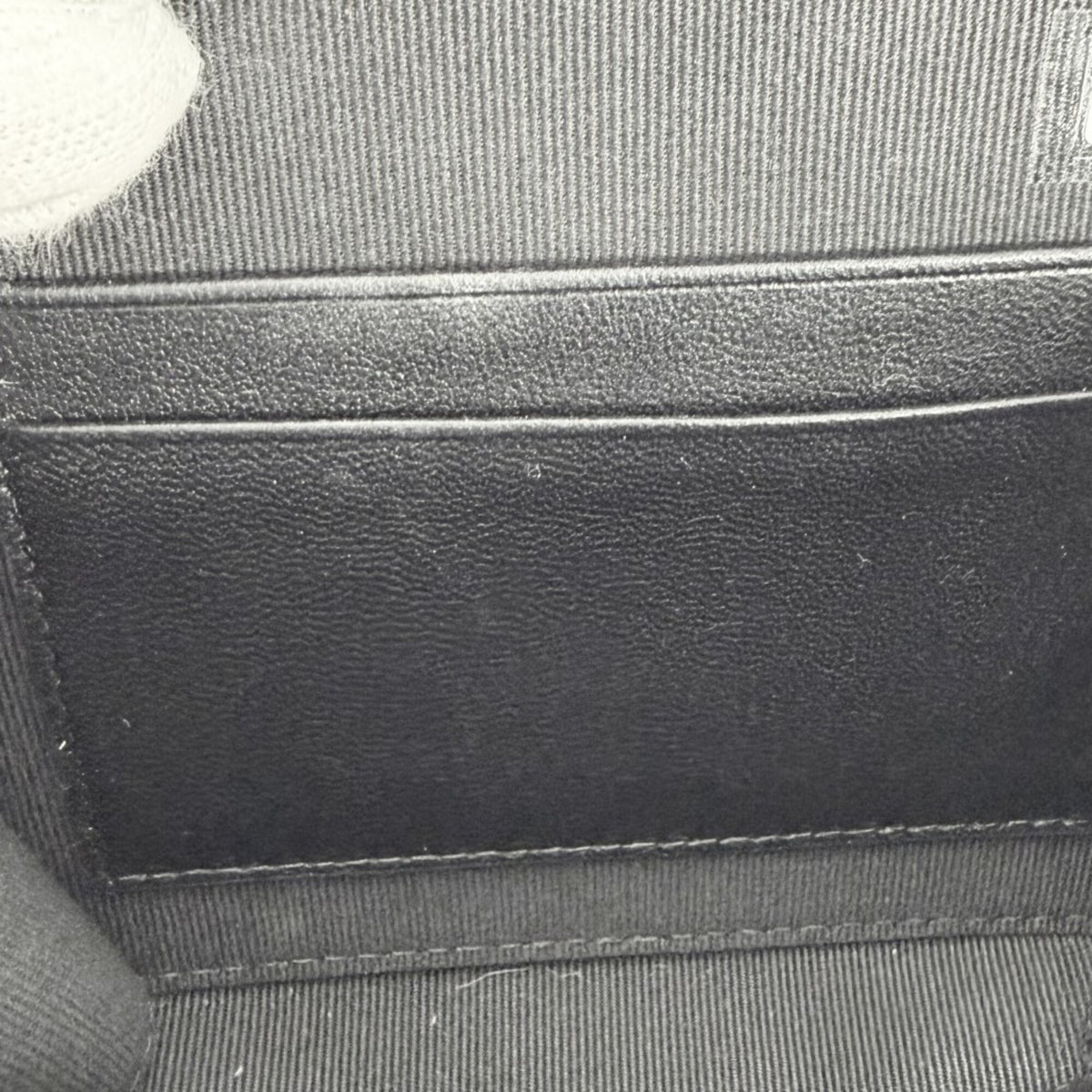 Chanel Matelasse Black Leather Shoulder Bag (Pre-Owned)