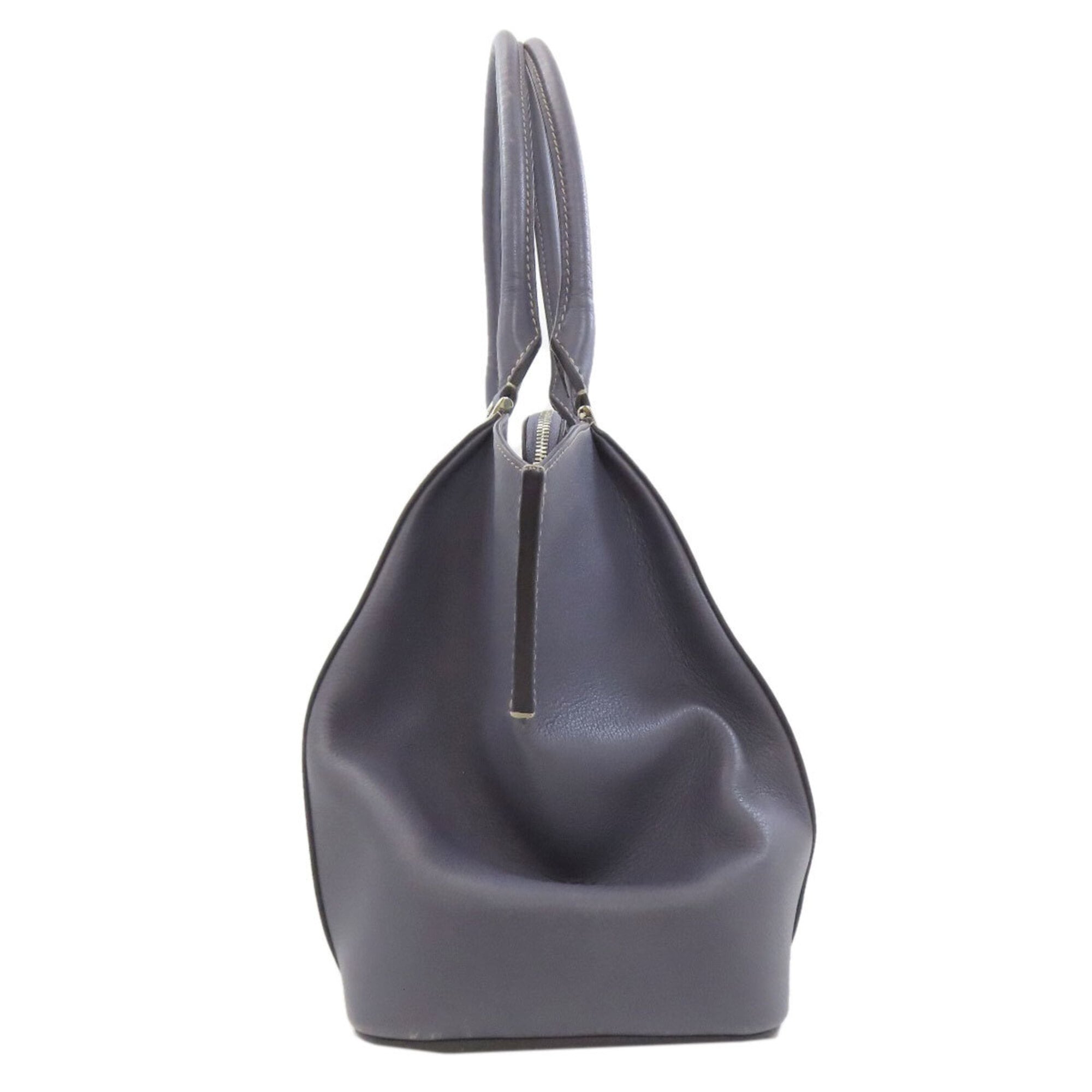 Cartier Blue Leather Tote Bag (Pre-Owned)