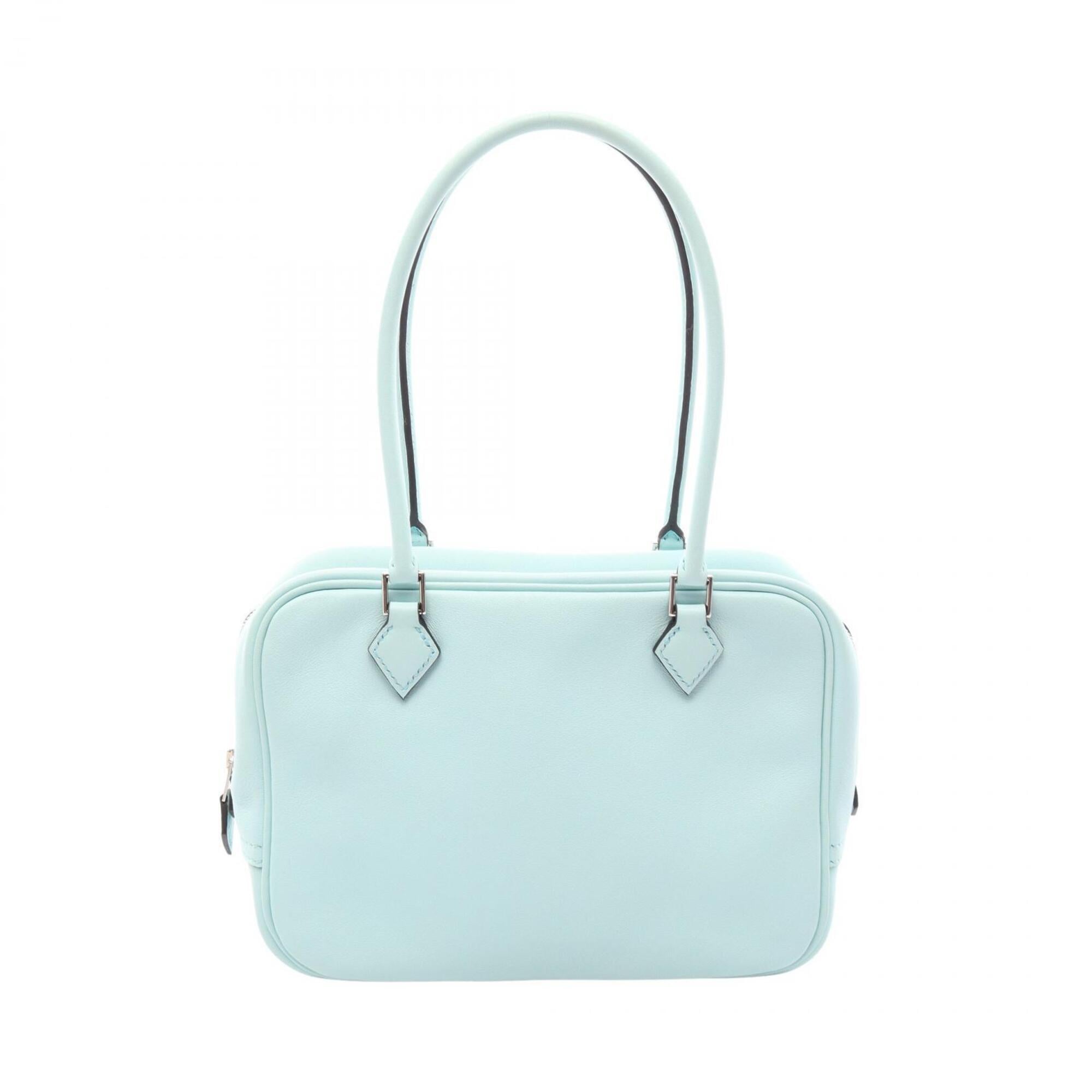 Hermes Blue Swift Leather Leather Handbag (Pre-Owned)