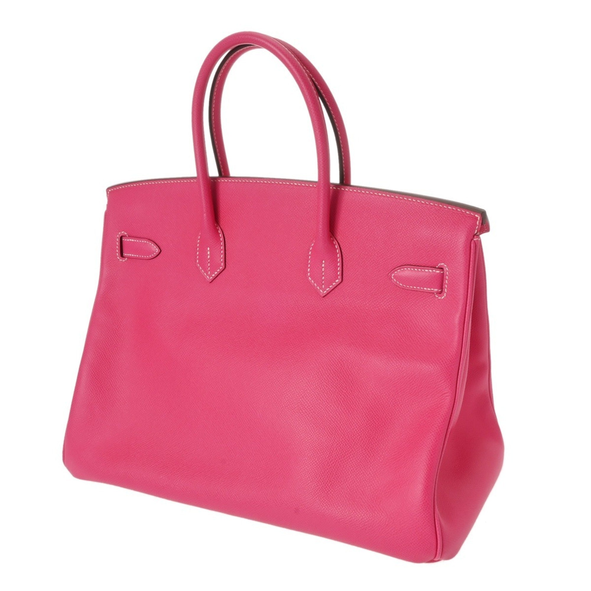 Hermes Birkin Rose Tyrien Leather Handbag (Pre-Owned)
