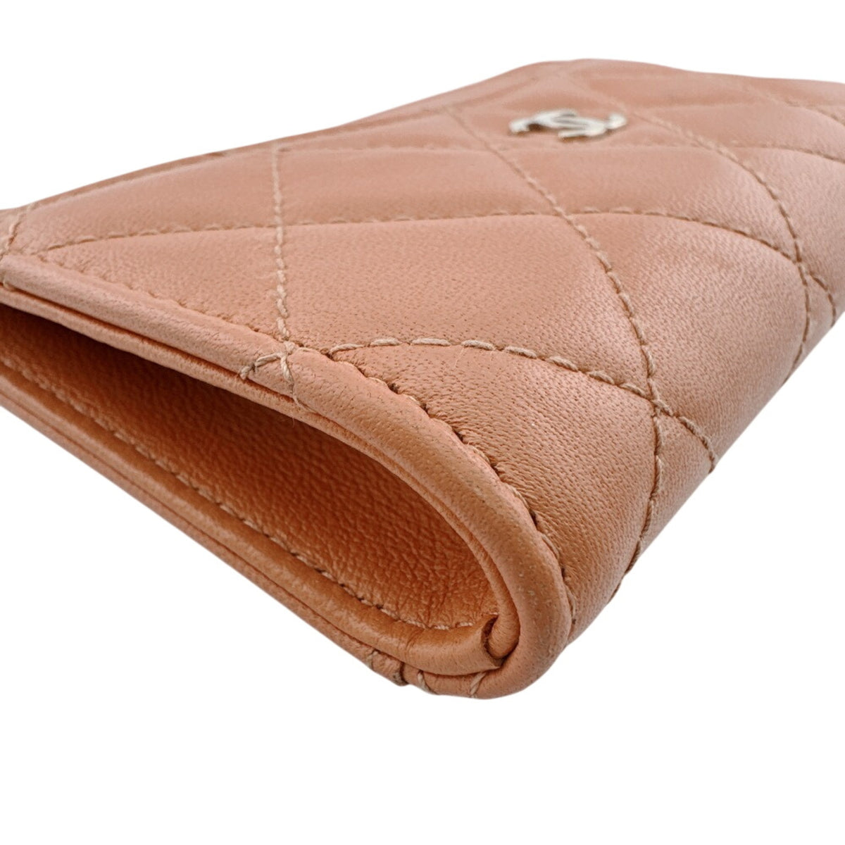 Chanel Orange Coin Purse/Coin Case (Pre-Owned)