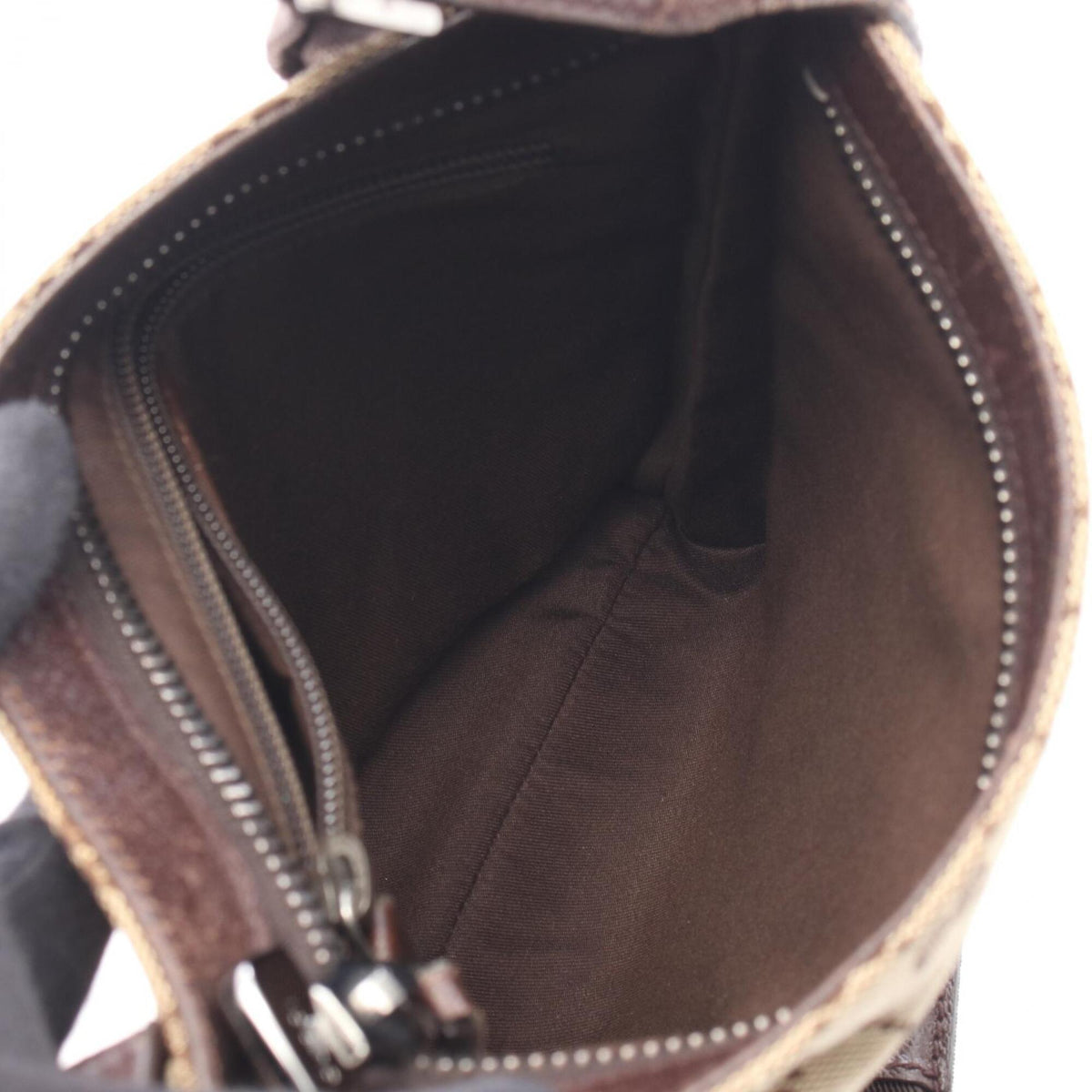 Gucci Gg Canvas Beige Brown Gg Canvas Handbag Shoulder Bag (Pre-Owned)