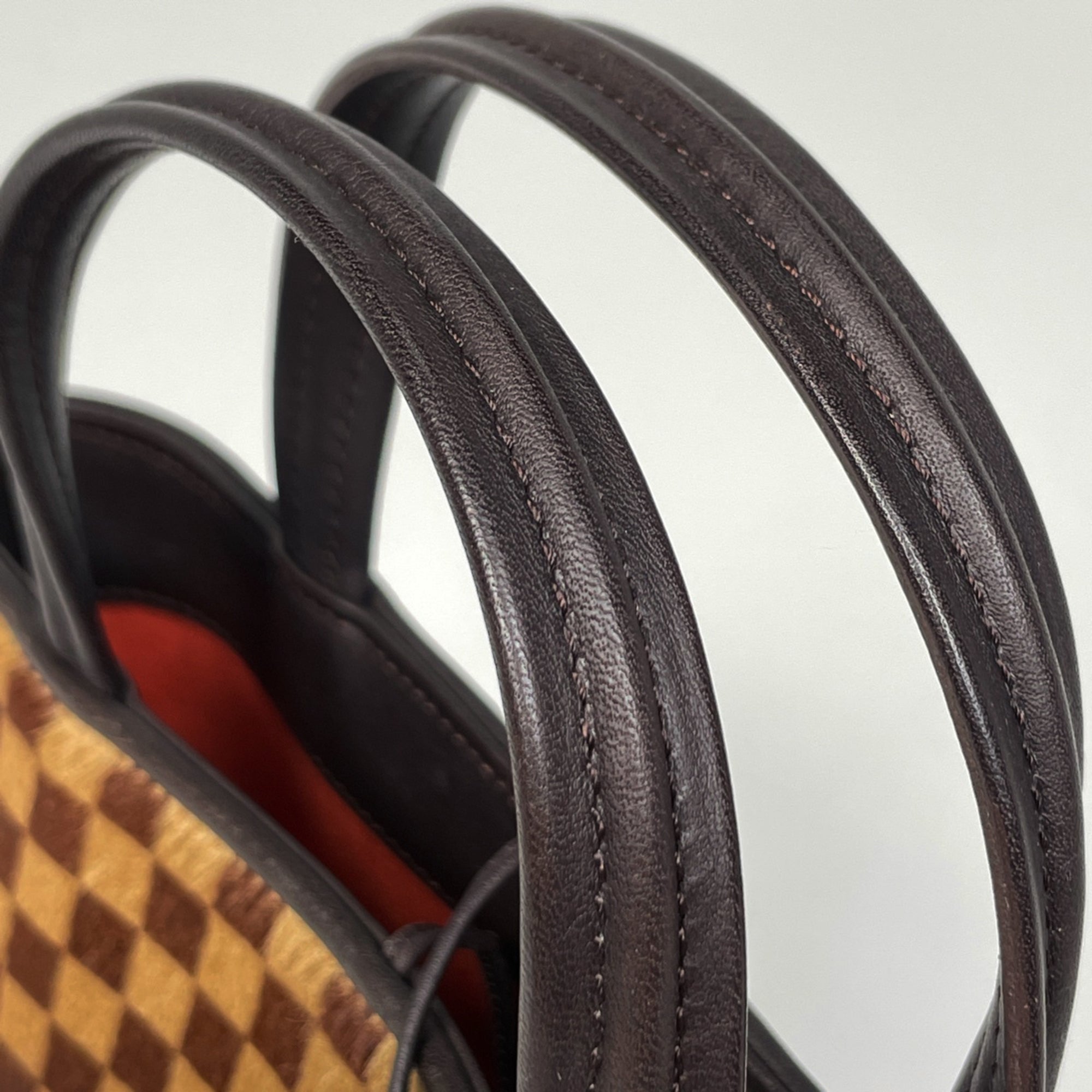 Louis Vuitton Brown Damier Canvas Handbag (Pre-Owned)