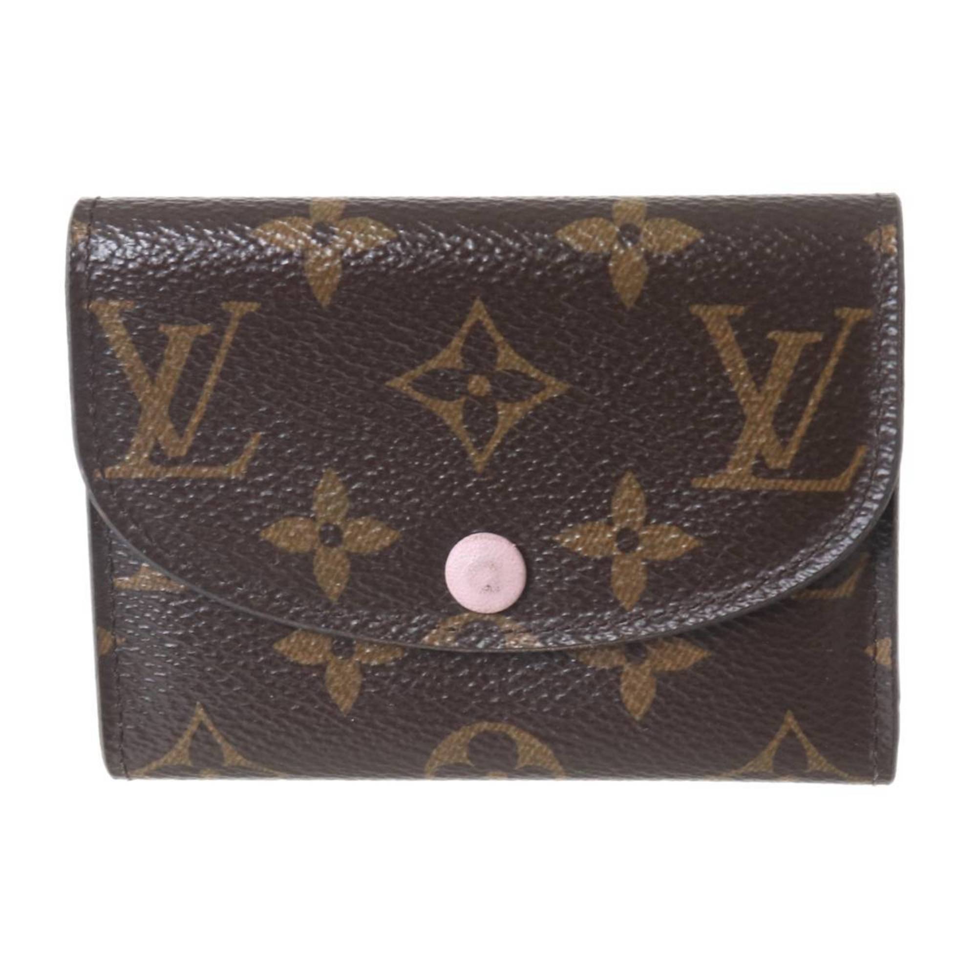 Louis Vuitton Monogram Rose Ballerine Monogram Coin Purse/Coin Case (Pre-Owned)