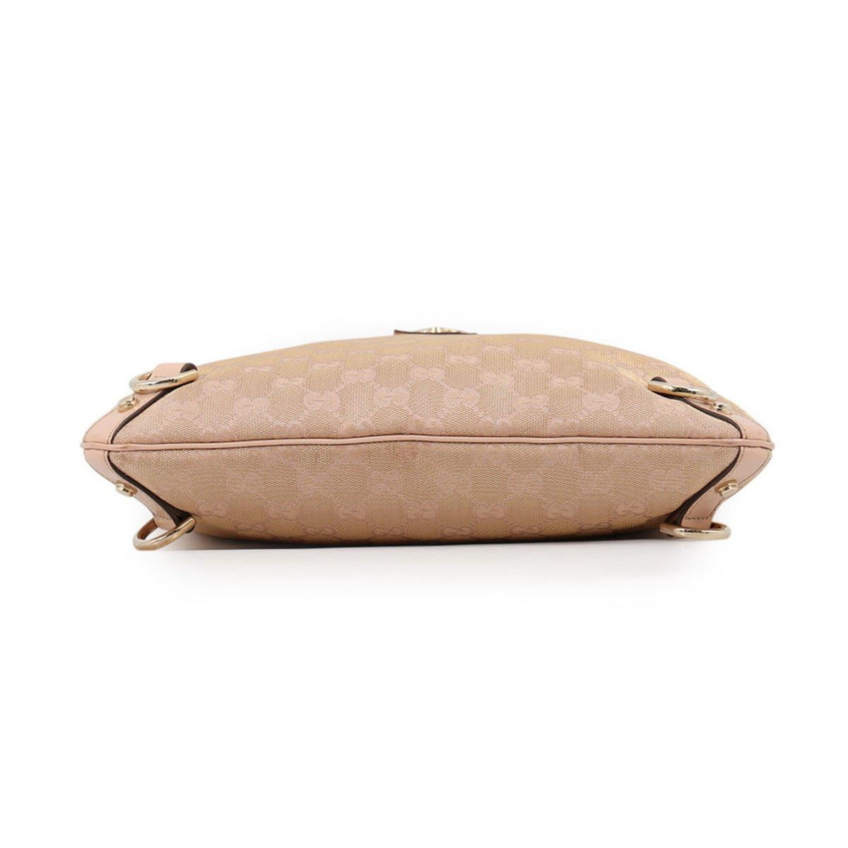 Gucci Pink Beige Gg Canvas Handbag Shoulder Bag (Pre-Owned)