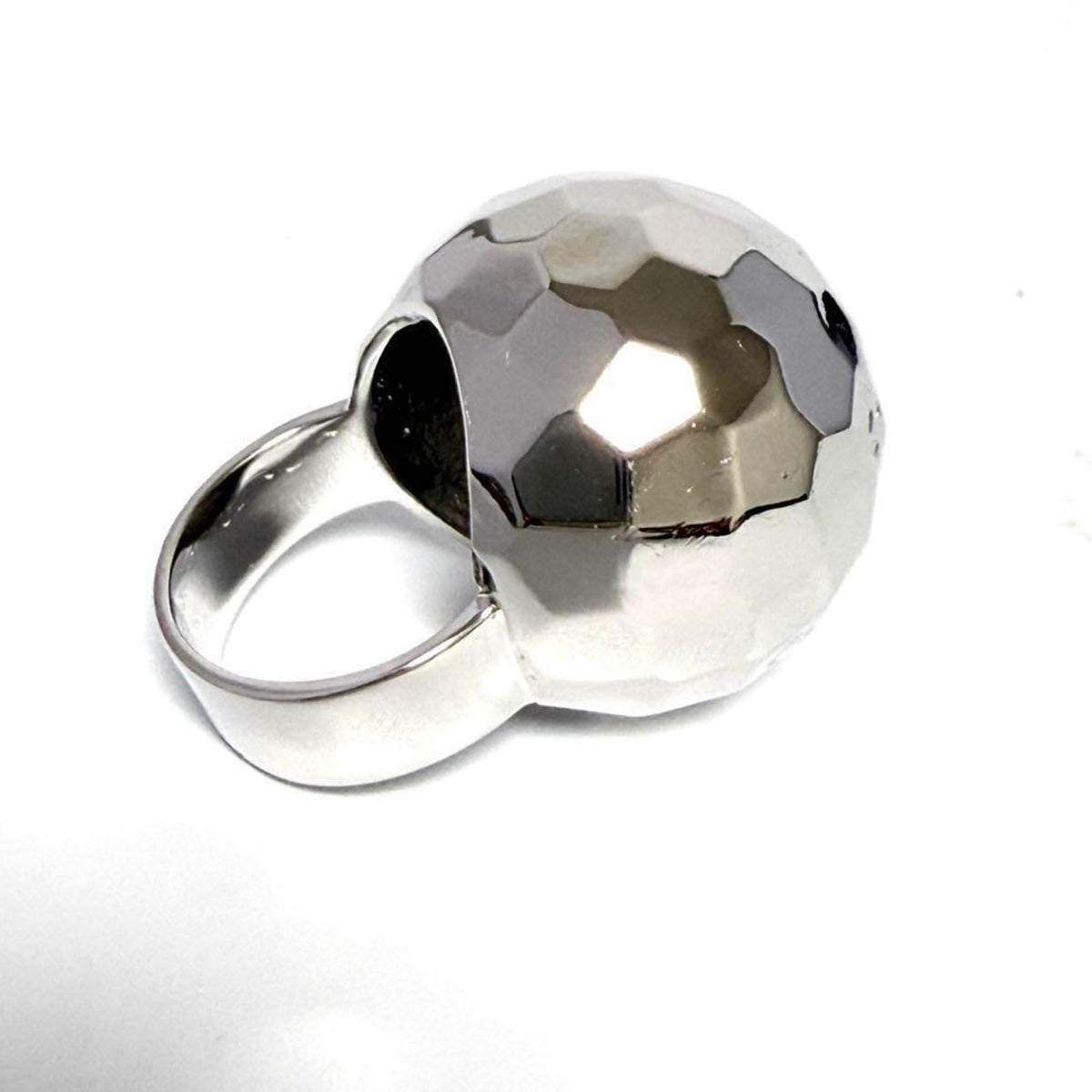 Chanel Silver Band Ring (Pre-Owned)
