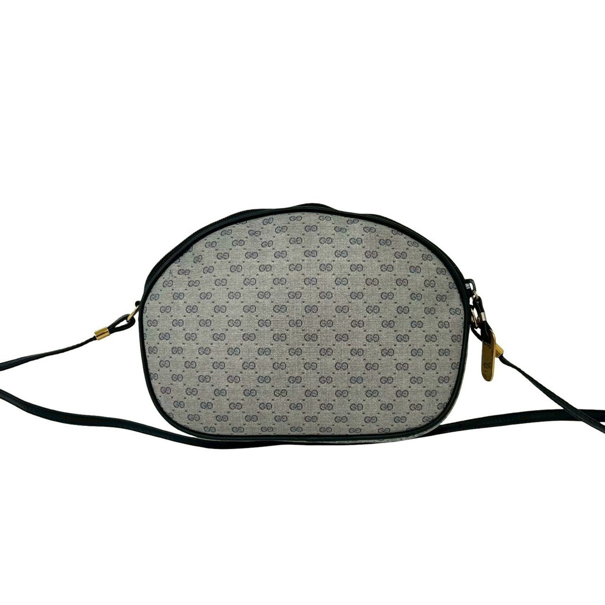 Gucci Navy Leather Pvc Pochette Shoulder Bag (Pre-Owned)