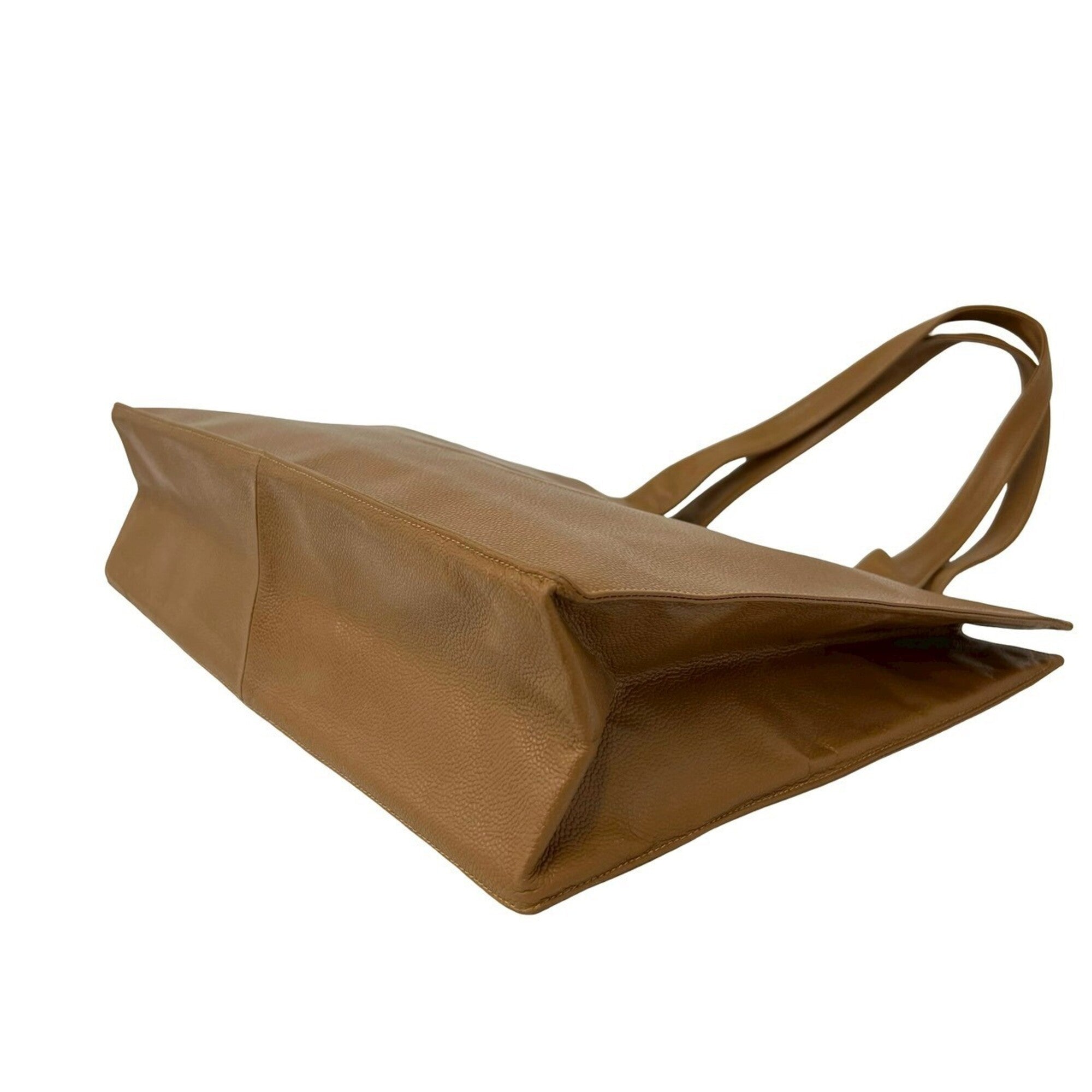 Chanel Brown Grained Calfskin Tote Bag (Pre-Owned)