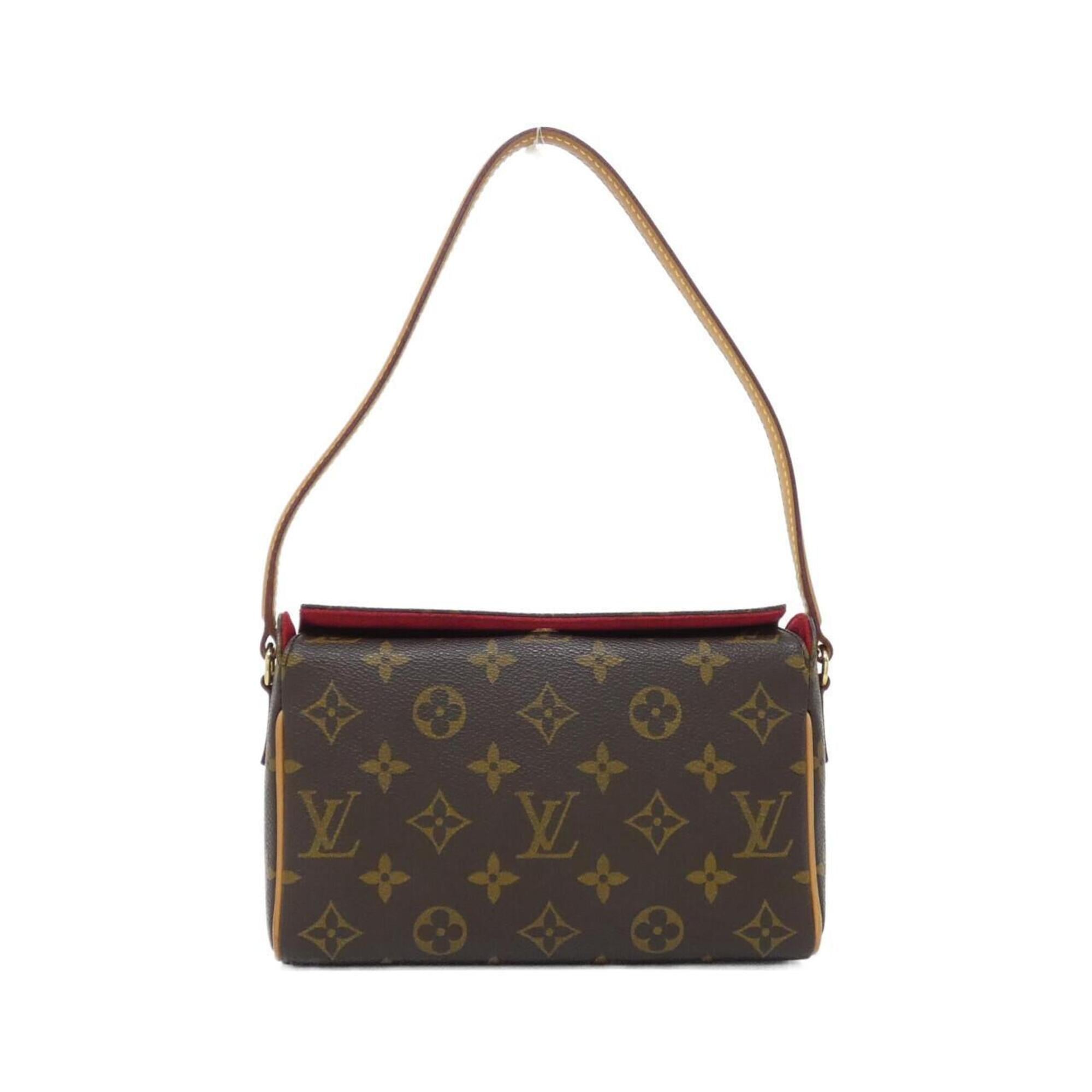 Louis Vuitton Marron Coated Canvas Handbag (Pre-Owned)