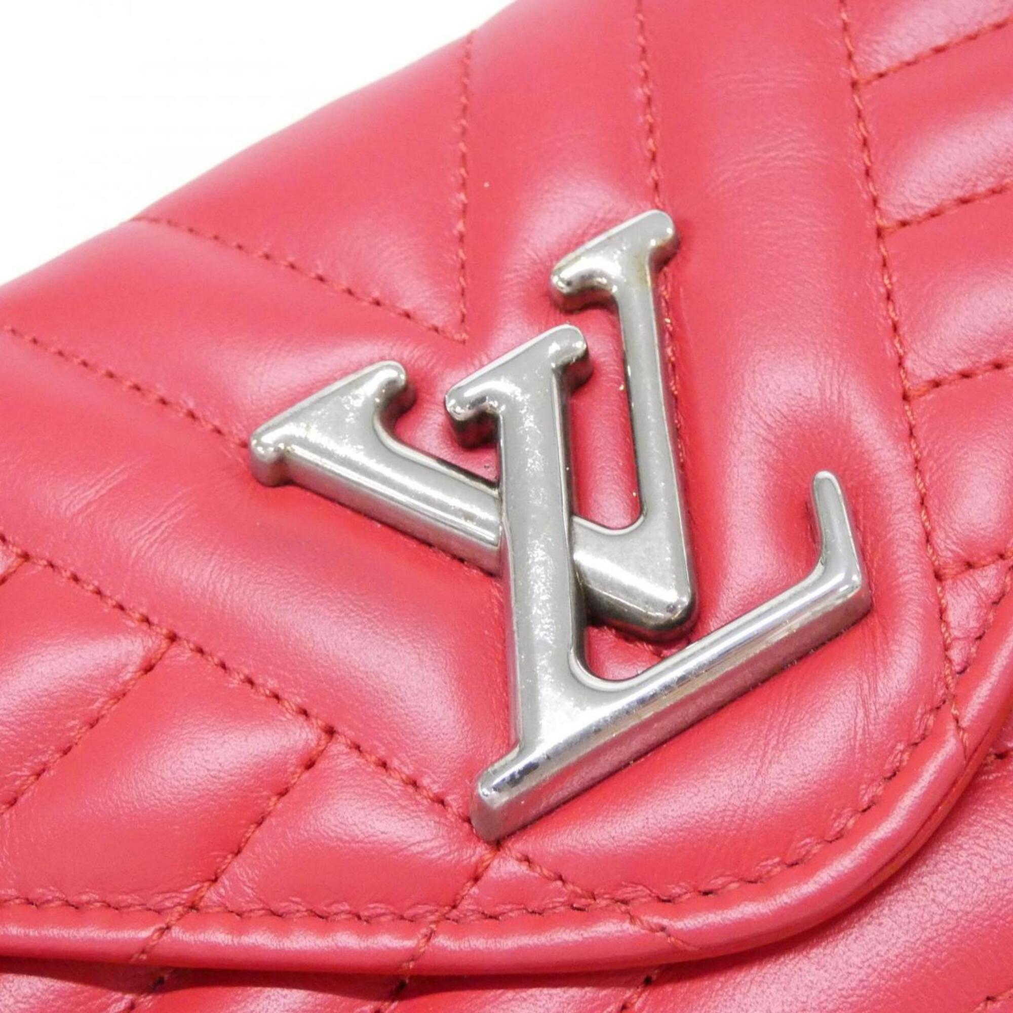 Louis Vuitton Rouge Leather Long Wallet (Bi-Fold) (Pre-Owned)