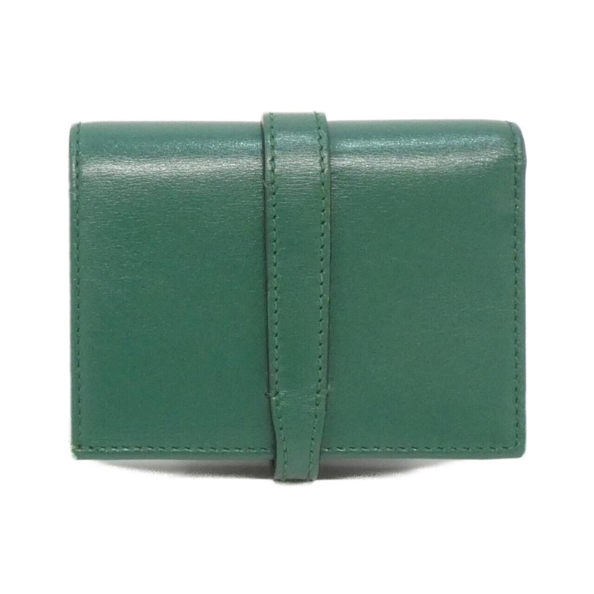 Gucci Emerald Green Leather Wallet (Bi-Fold) (Pre-Owned)