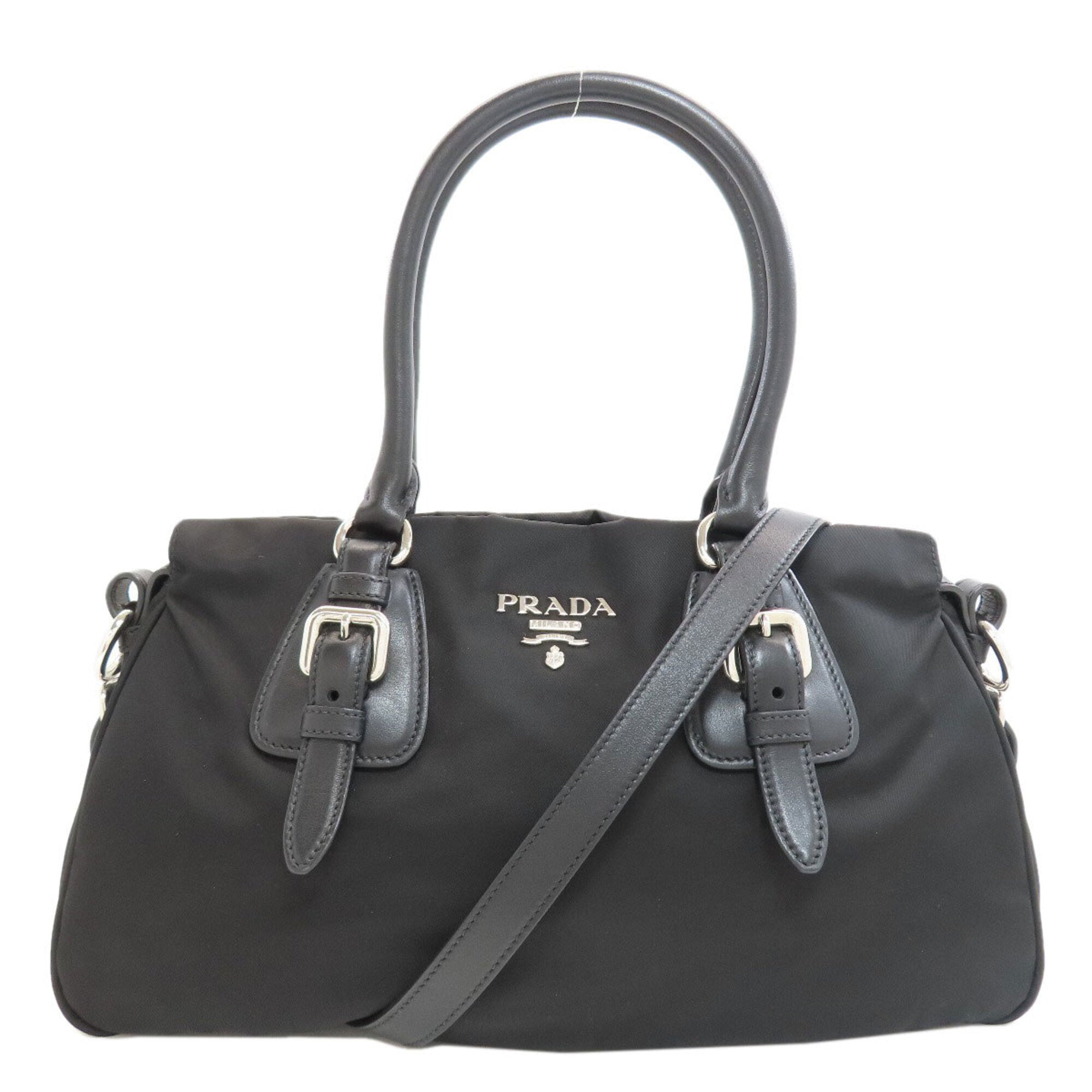 Prada Black Nylon Tote Bag (Pre-Owned)