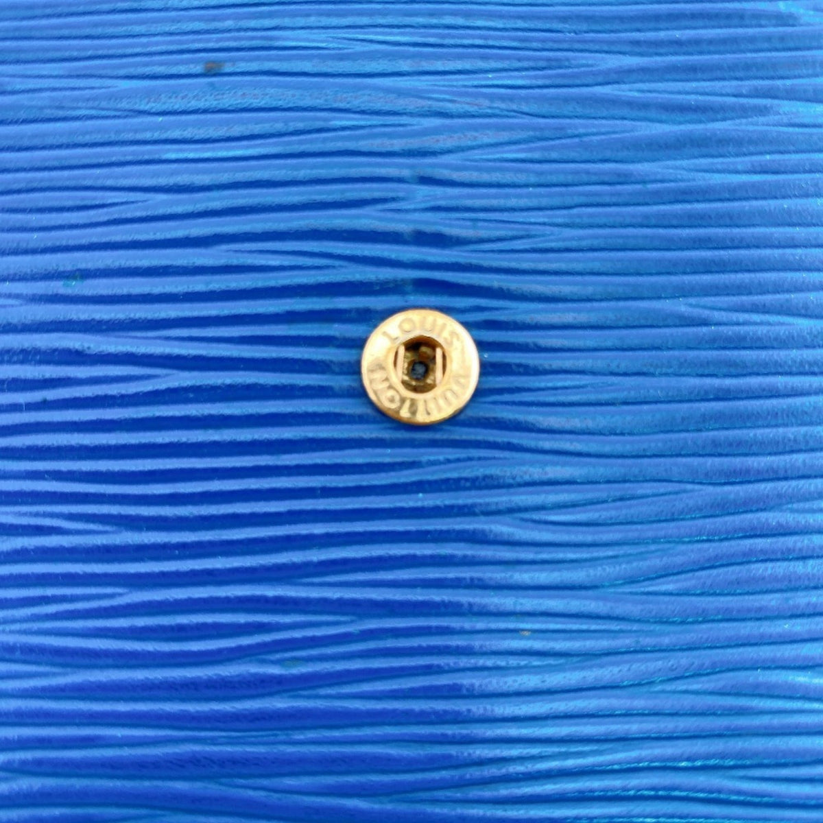 Louis Vuitton Epi Blue Epi Leather Long Wallet (Bi-Fold) (Pre-Owned)