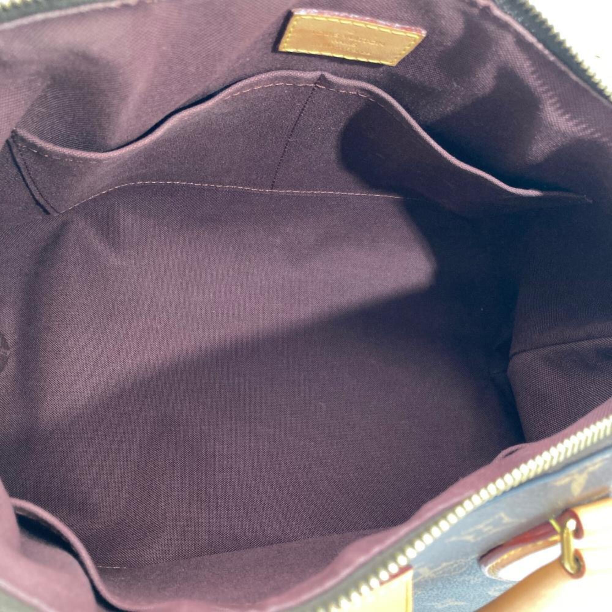 Louis Vuitton Brown Monogram Canvas Handbag (Pre-Owned)