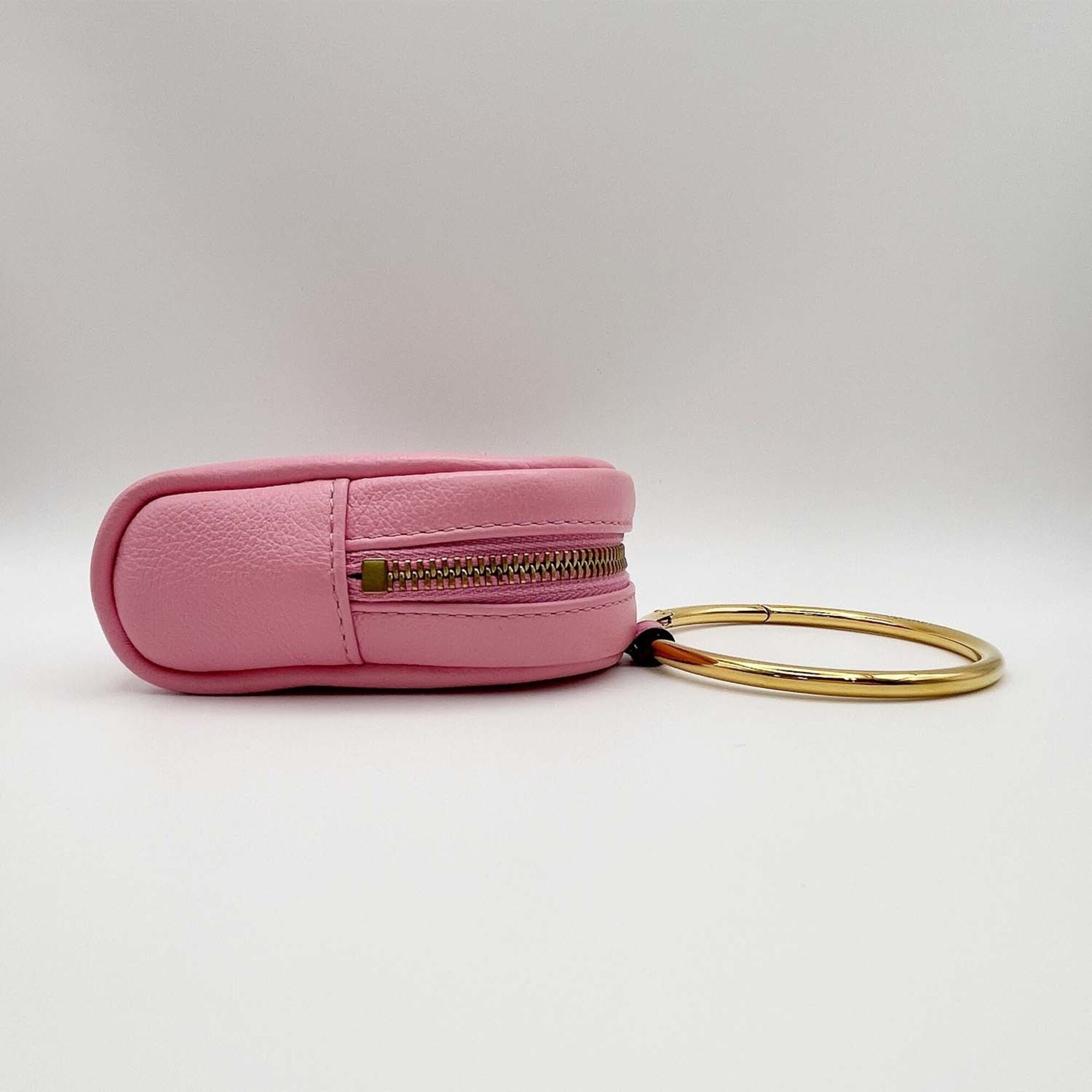 Versace Pink Leather Pouch (Pre-Owned)