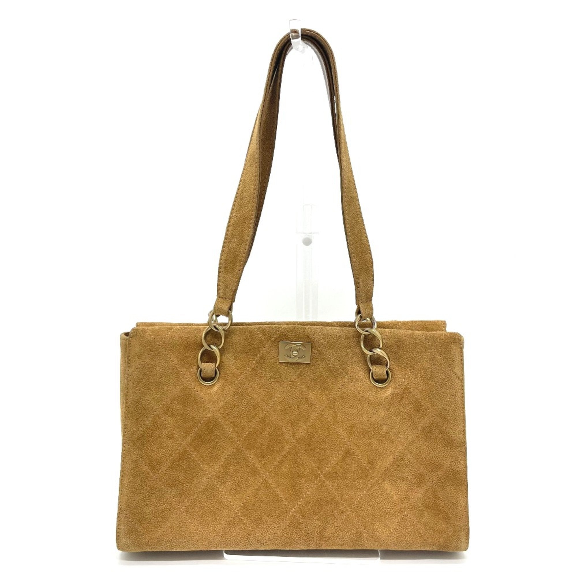 Chanel Brown Leather Shoulder Bag (Pre-Owned)