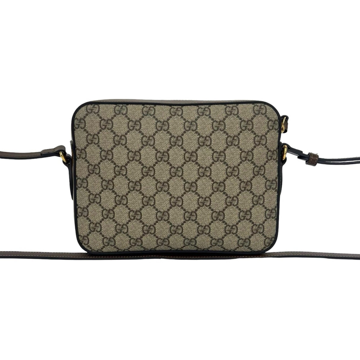 Gucci Brown Elastane Leather Pochette Shoulder Bag (Pre-Owned)