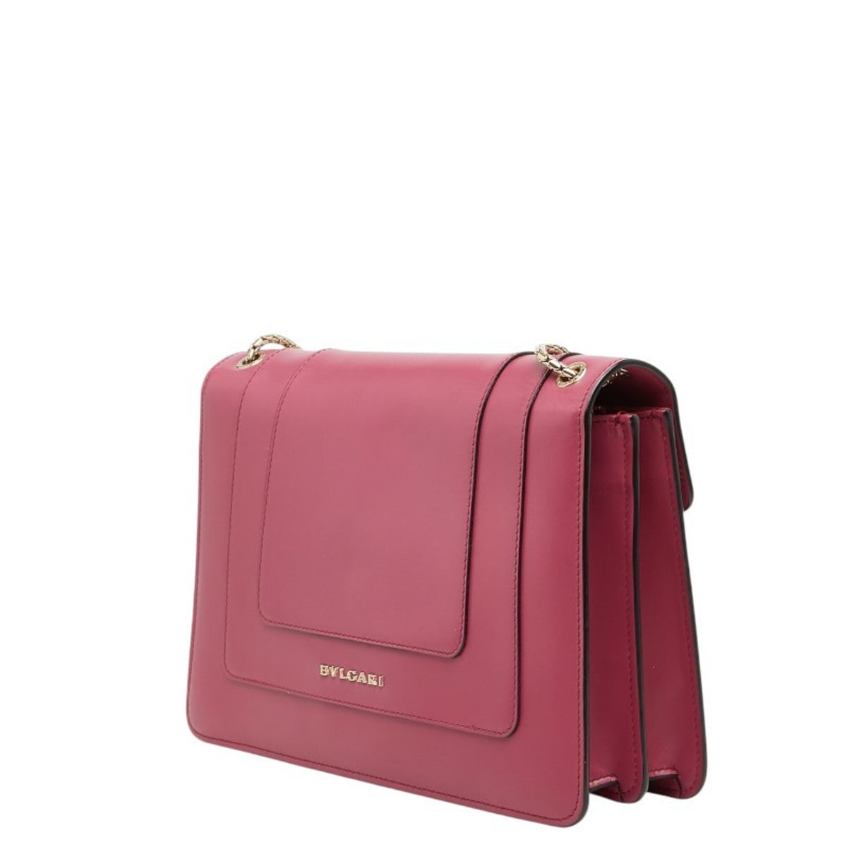 Bvlgari Pink Leather Shoulder Bag (Pre-Owned)