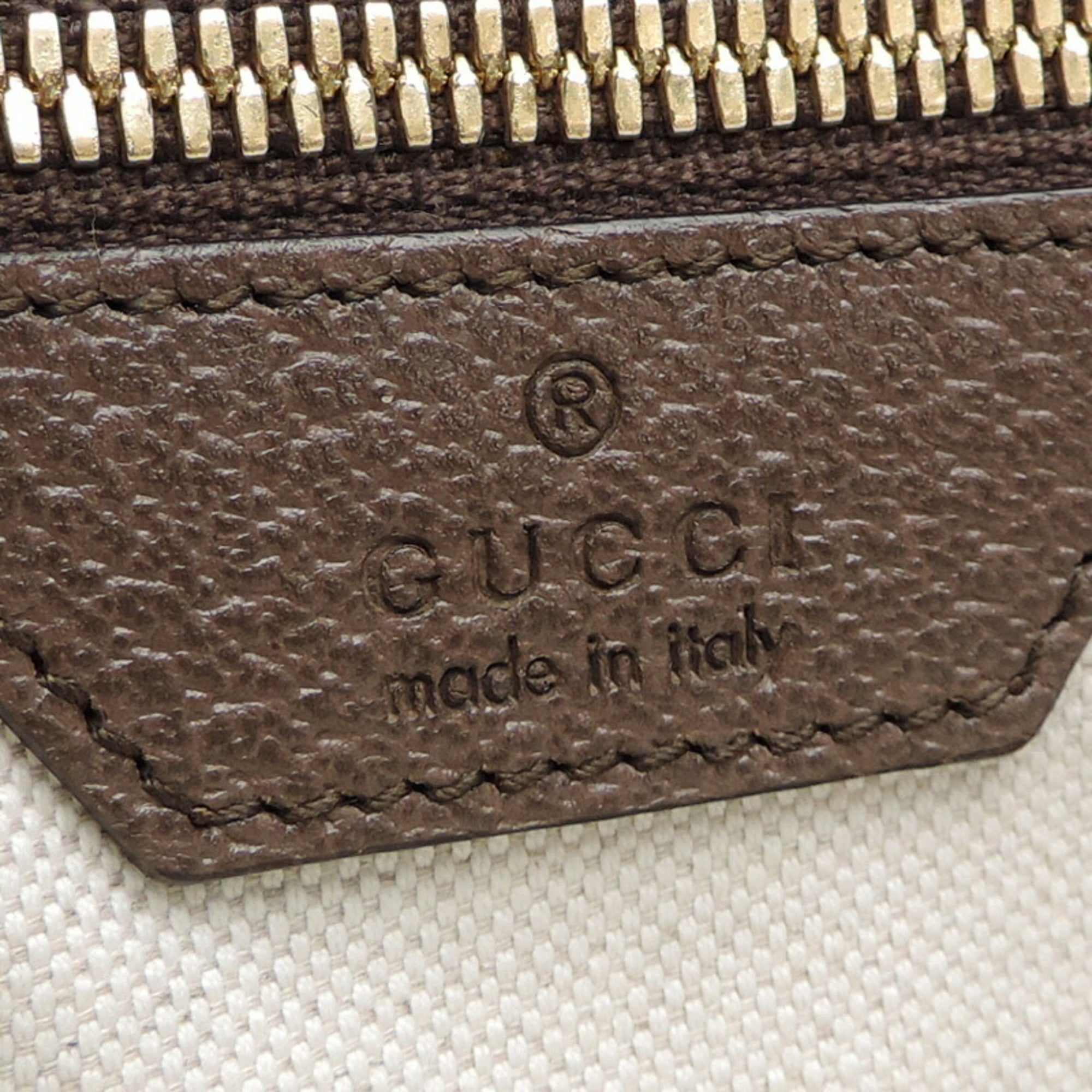 Gucci Beige Leather Tote Bag (Pre-Owned)