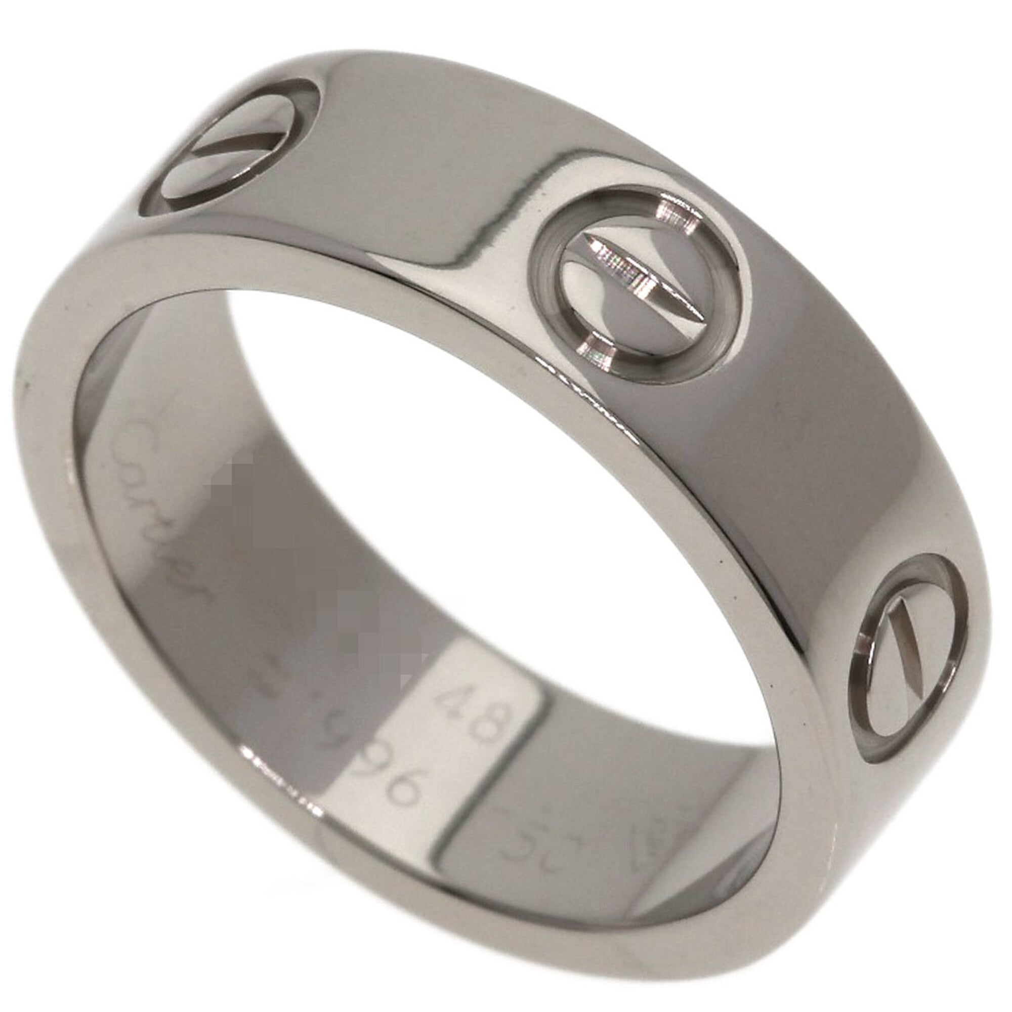 Cartier Love White Gold (18K) Band Ring (Pre-Owned)