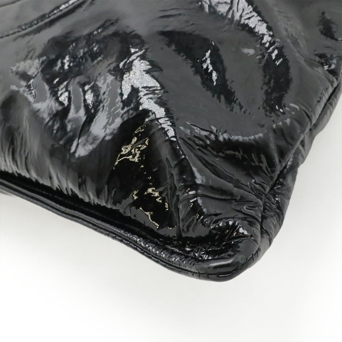 Chanel Black Leather Shoulder Bag Tote Bag (Pre-Owned)