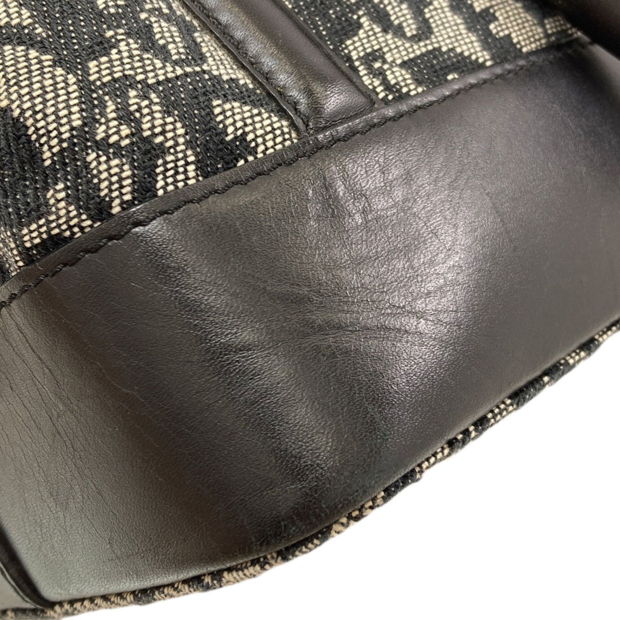 Christian Dior Black Canvas Handbag (Pre-Owned)