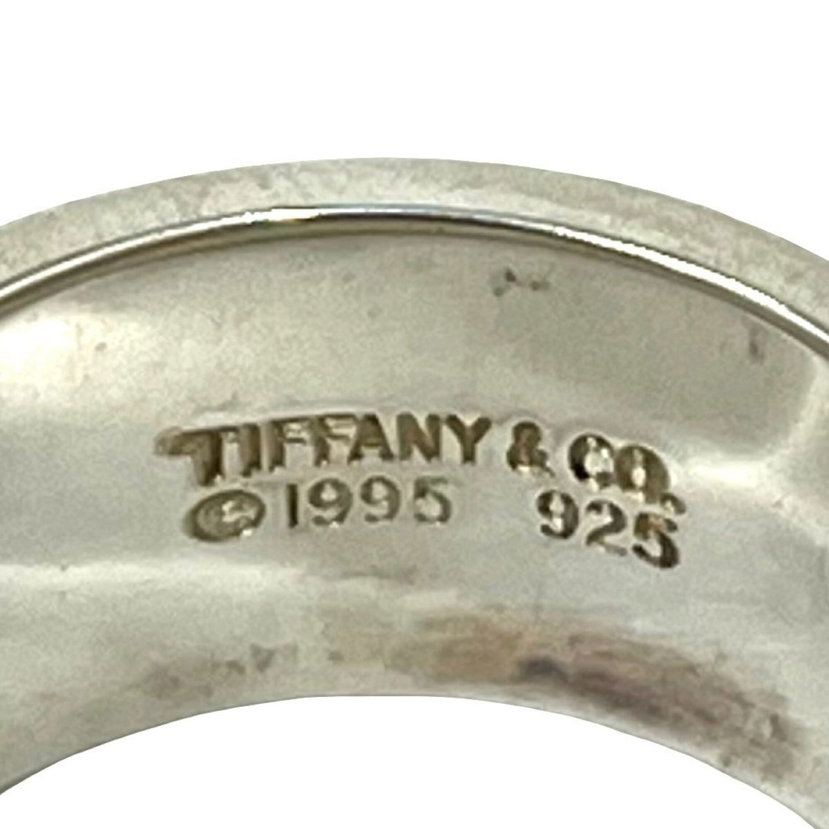 Tiffany Silver Silver 925 Band Ring (Pre-Owned)