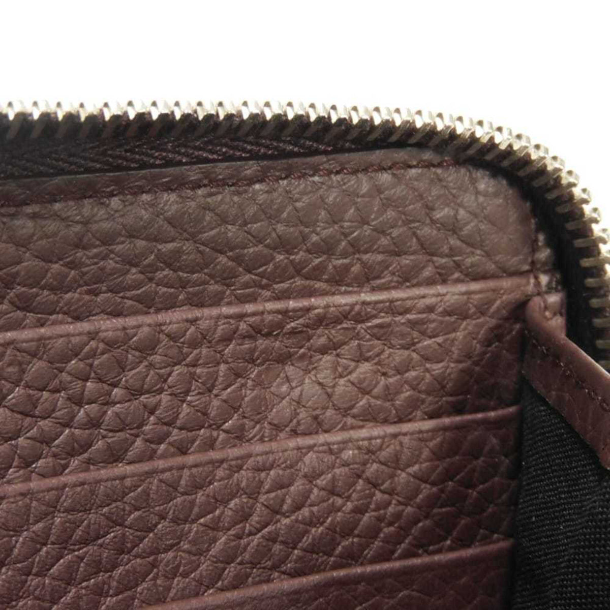 Balenciaga Bordeaux Leather Long Wallet (Bi-Fold) (Pre-Owned)