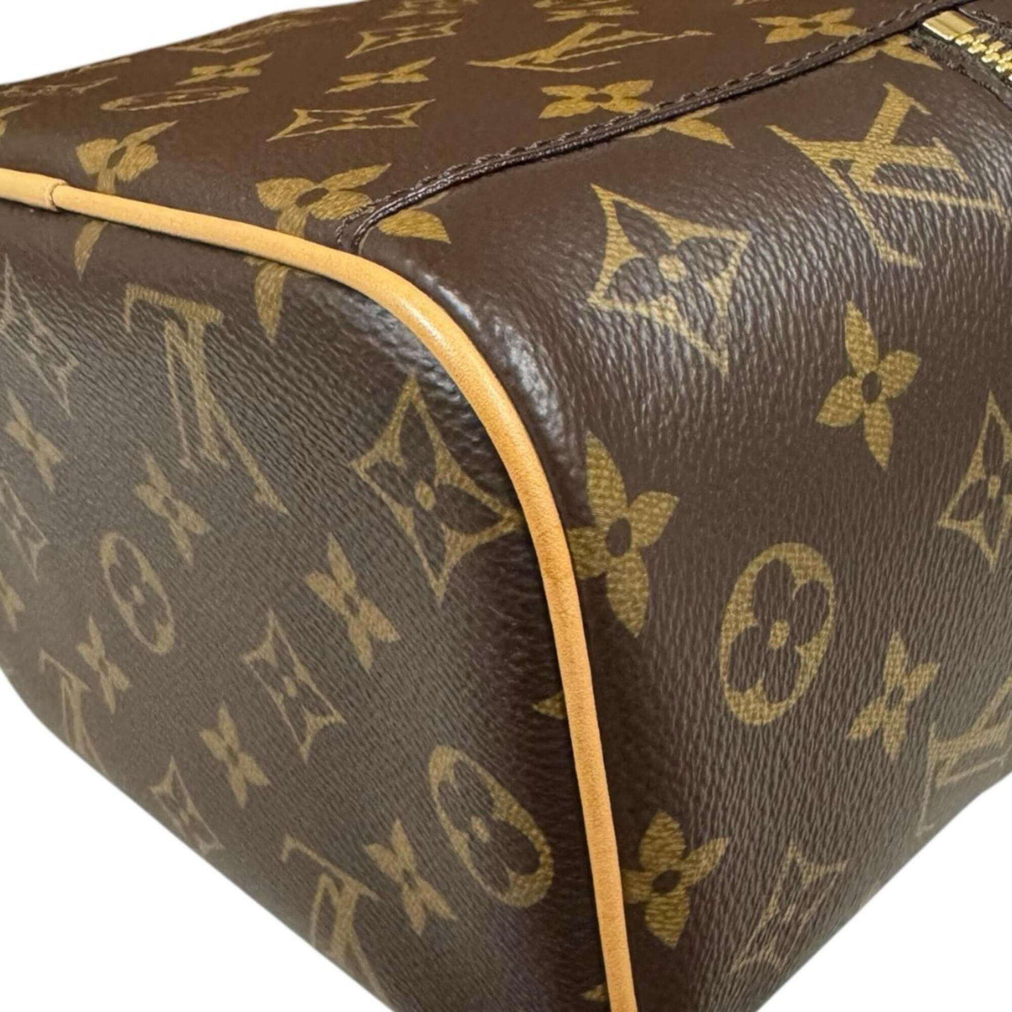 Louis Vuitton Brown Monogram Or Monogram Handbag Pouch Vanity Bag (Pre-Owned)