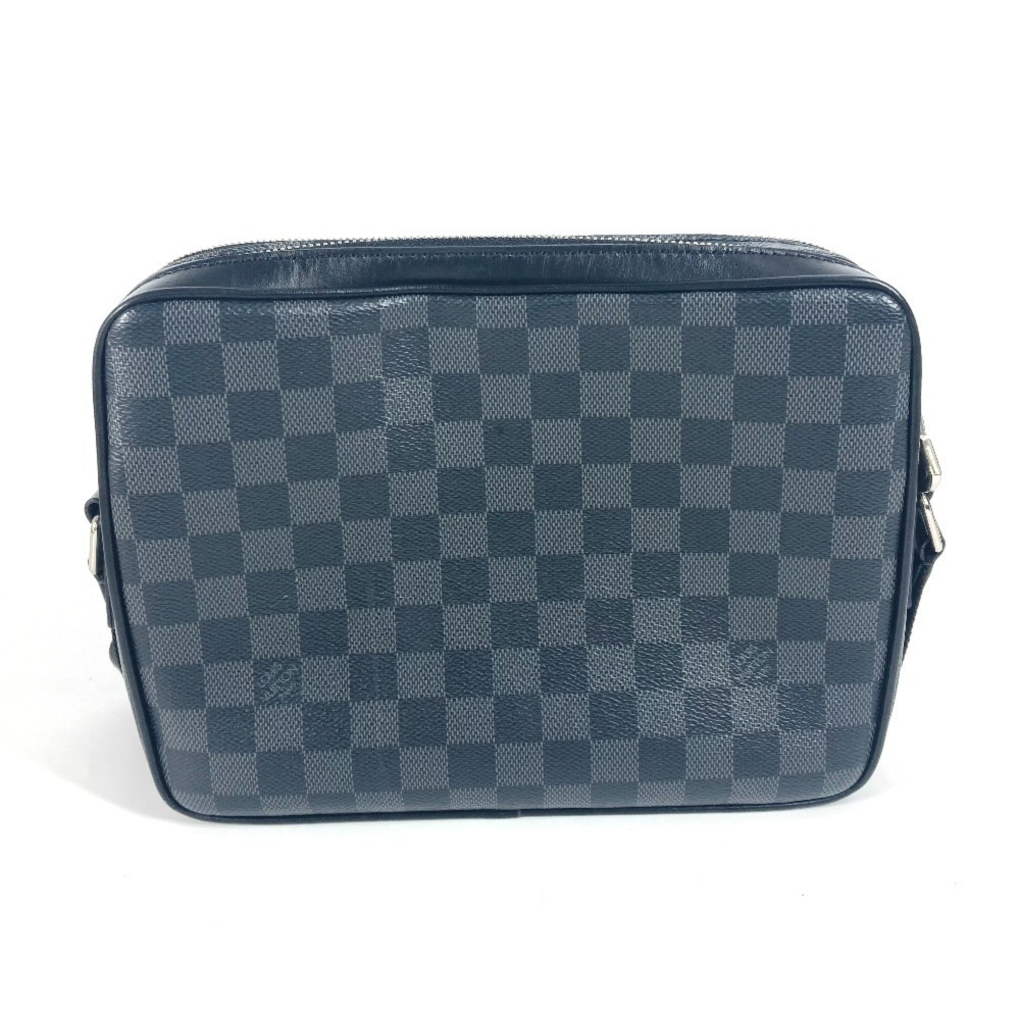 Louis Vuitton Damier Graphite Black Damier Graphite Shoulder Bag (Pre-Owned)