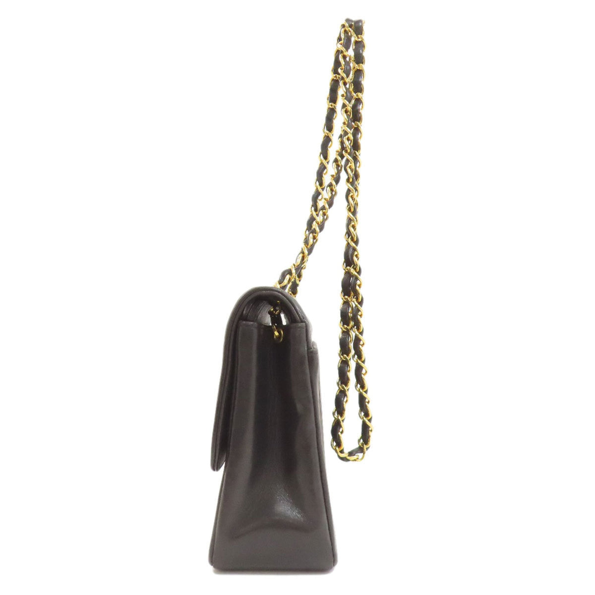 Chanel Black Leather Shoulder Bag (Pre-Owned)