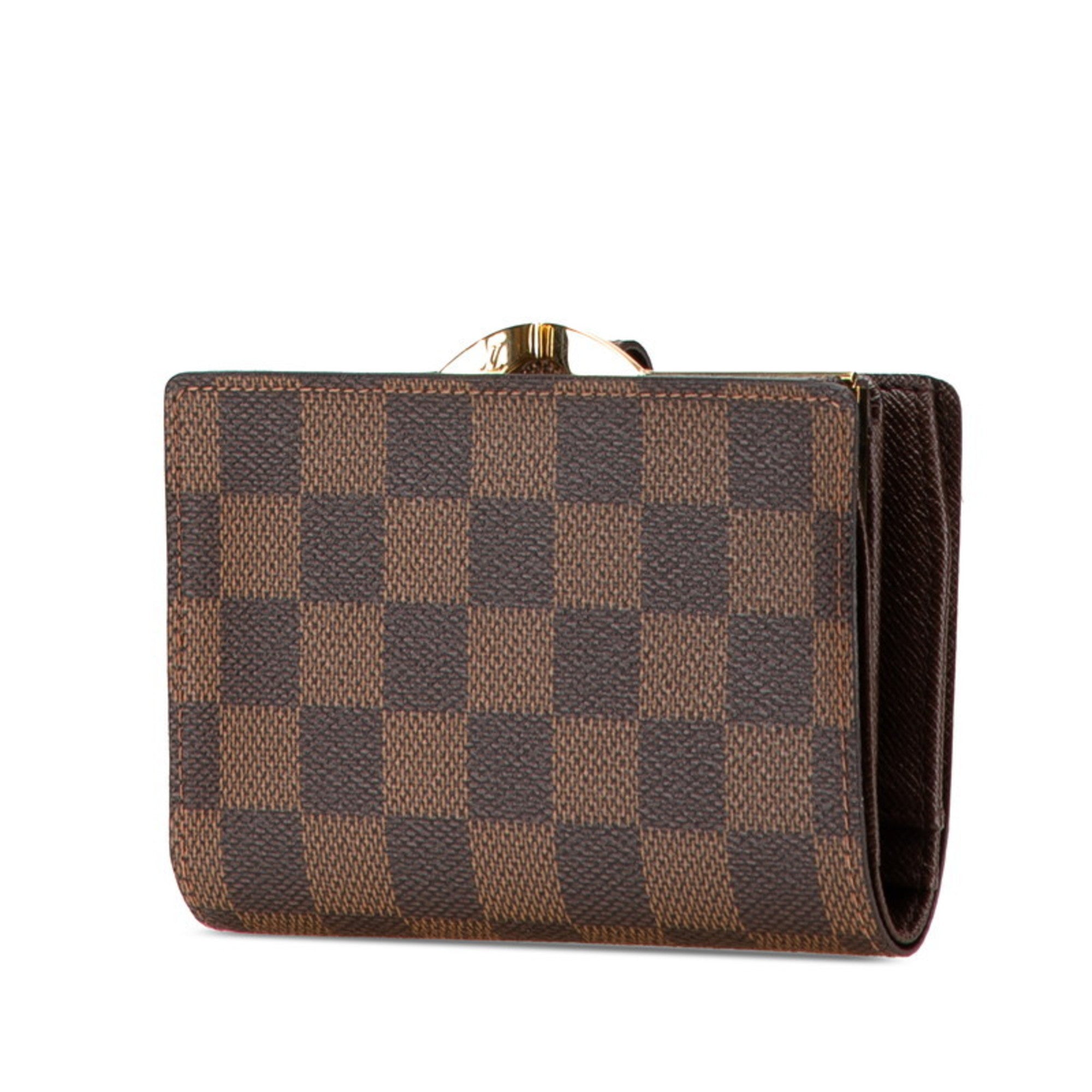 Louis Vuitton Brown Pvc Wallet (Tri-Fold) (Pre-Owned)