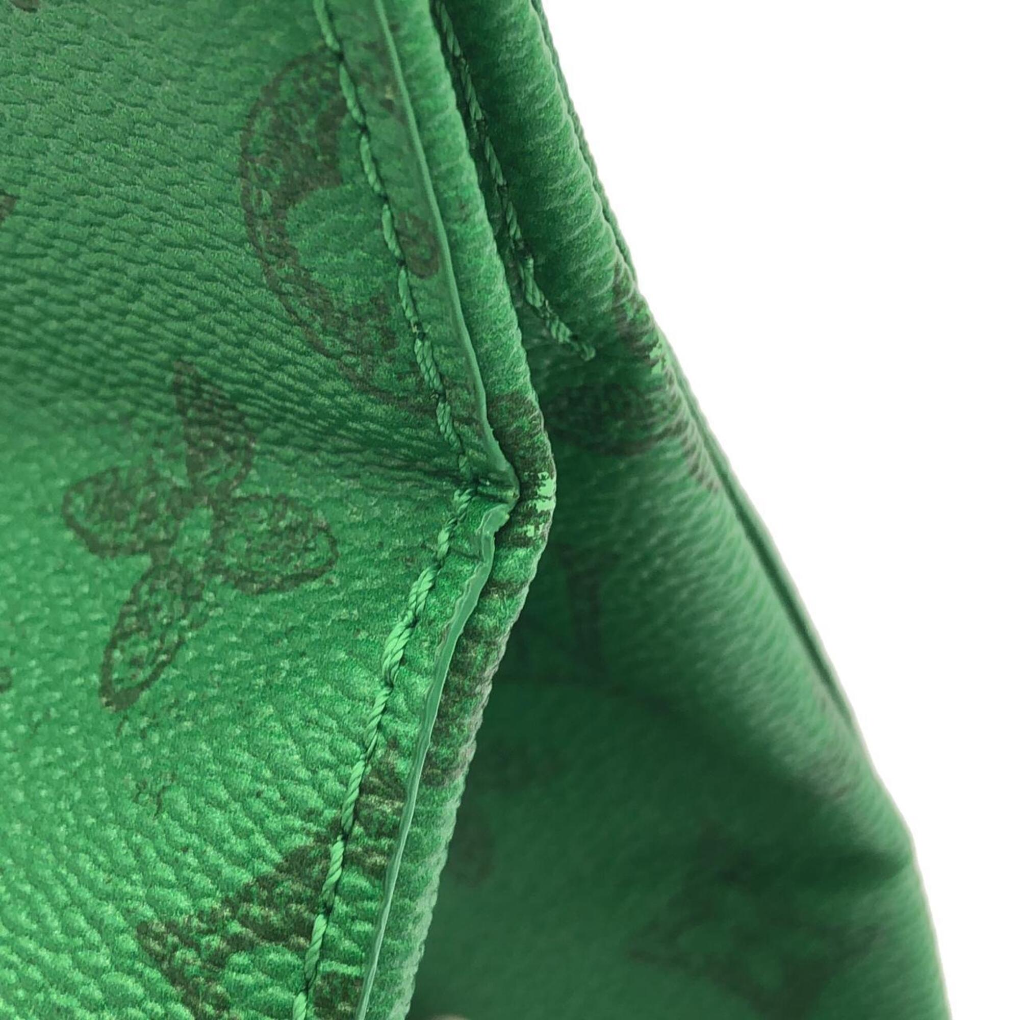 Louis Vuitton Green Vert Coated Canvas Handbag (Pre-Owned)