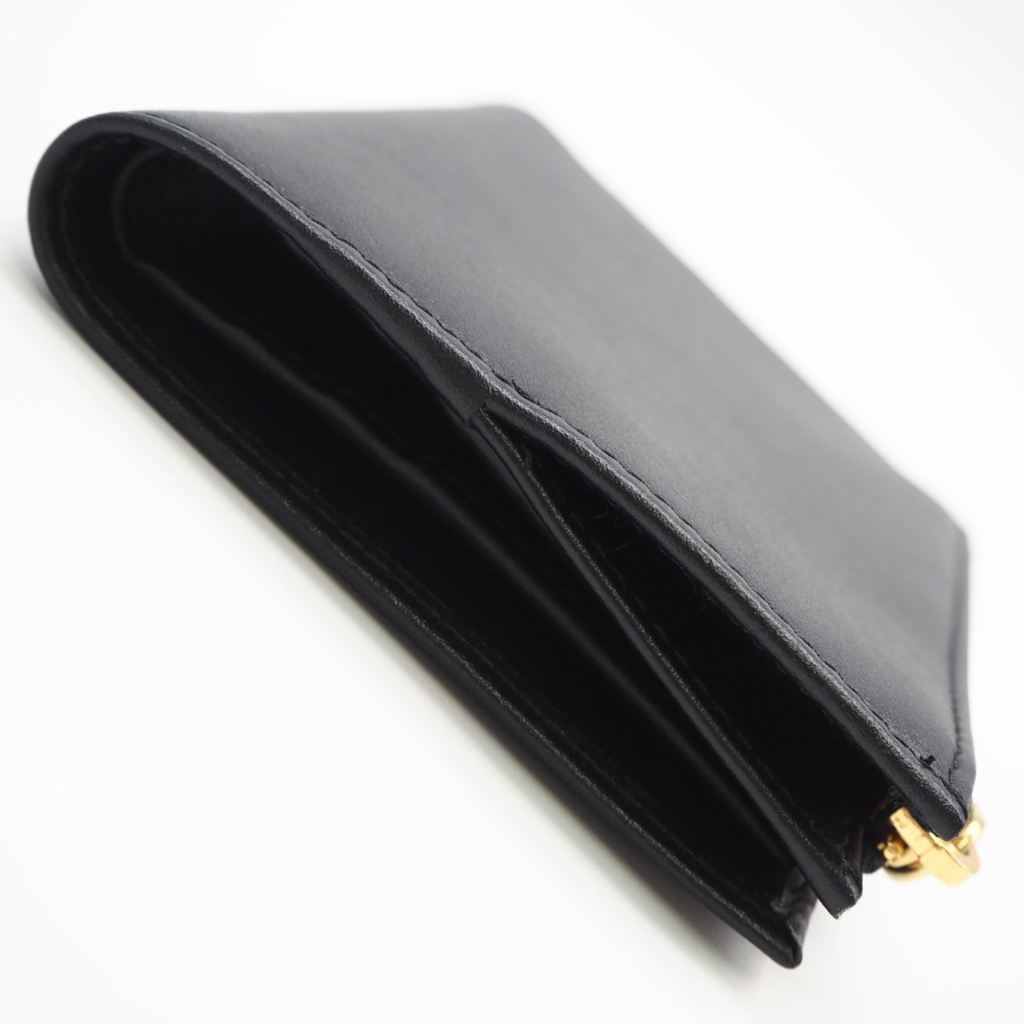 Prada Black Leather Wallet (Bi-Fold) (Pre-Owned)