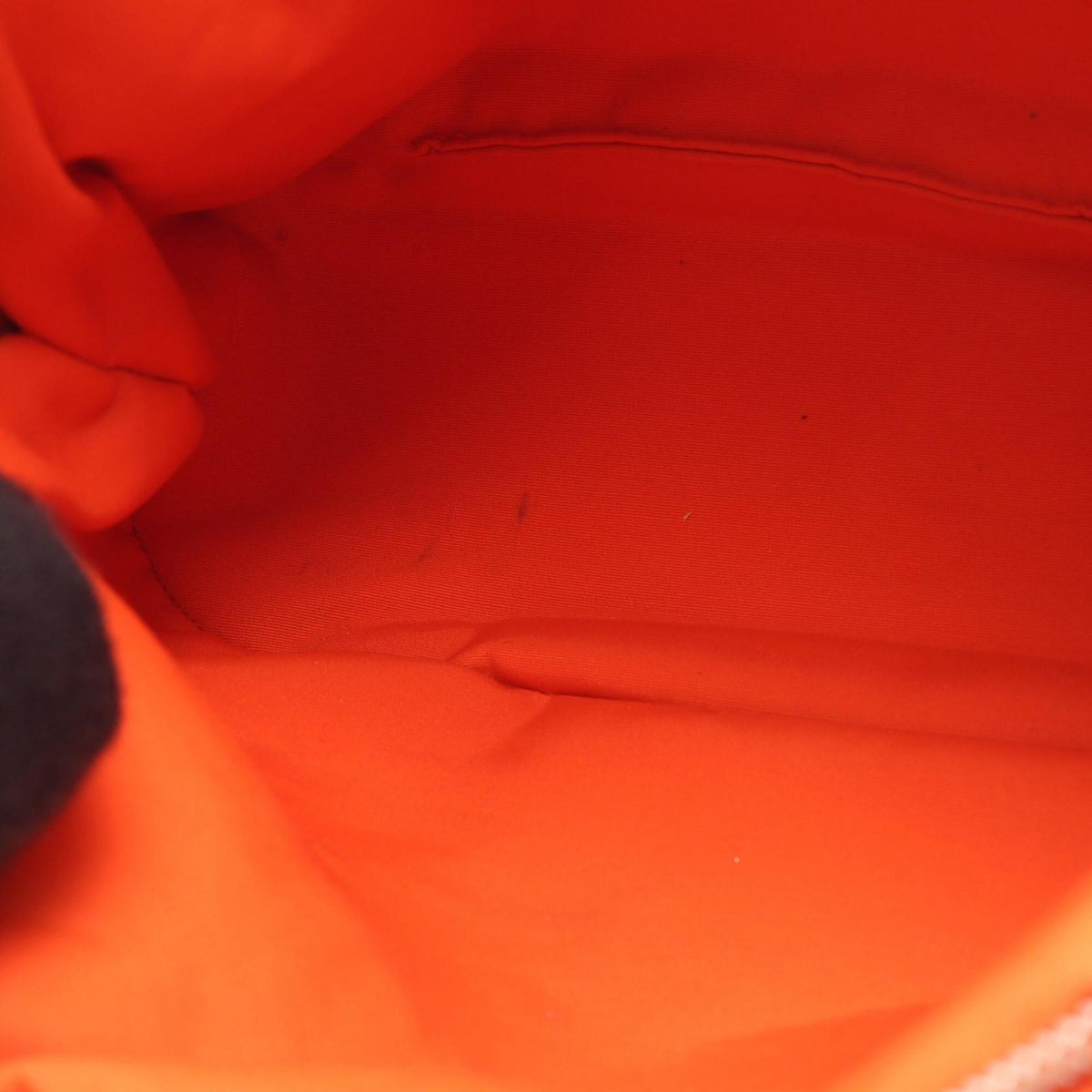 Hermes Orange Canvas Handbag Pouch (Pre-Owned)