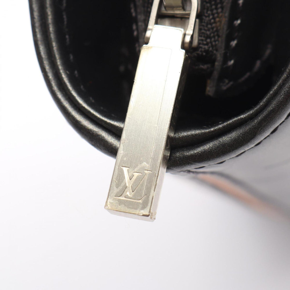 Louis Vuitton Monogram Mat Black Handbag Tote Bag (Pre-Owned)